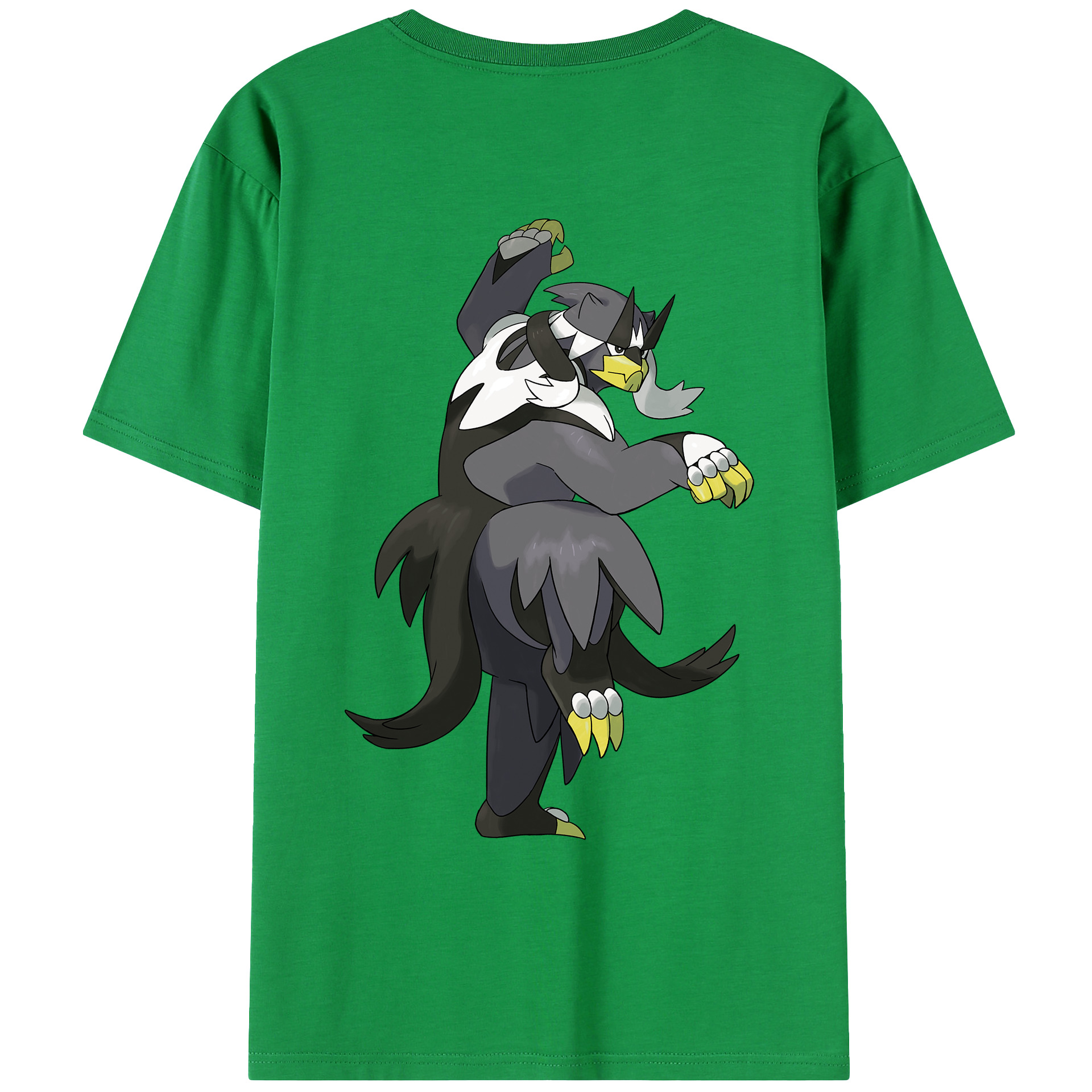 （画像用） ポケットモンスター Pokémon 綿100％ メンズ半袖Tシャツ（バックプリント） 通気性