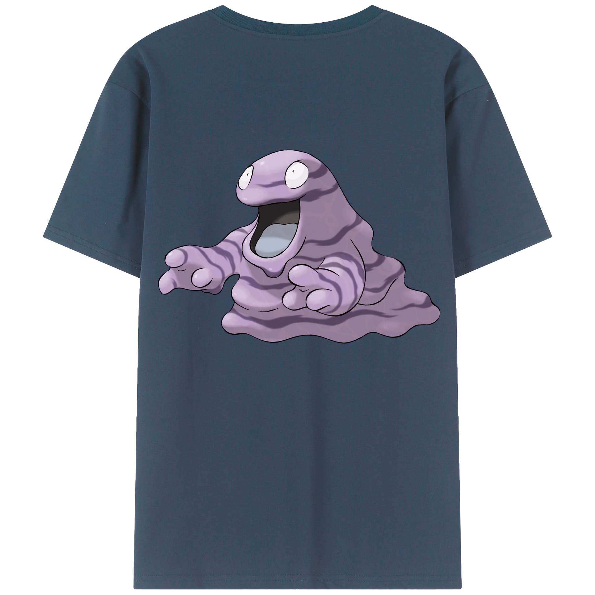 （画像用） ポケットモンスター Pokémon 綿100％ メンズ半袖Tシャツ（バックプリント） 通気性