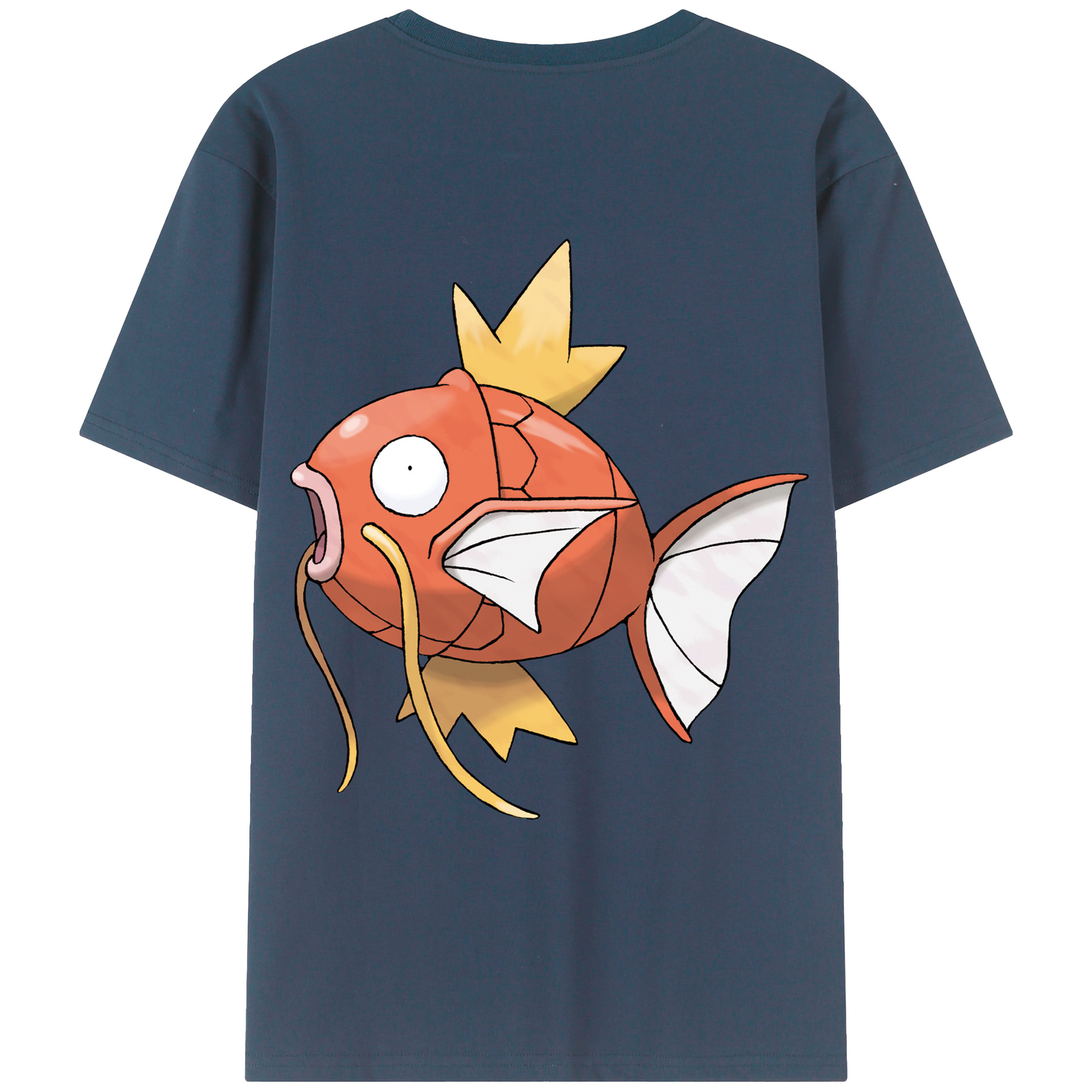 （画像用） ポケットモンスター Pokémon 綿100％ メンズ半袖Tシャツ（バックプリント） 通気性
