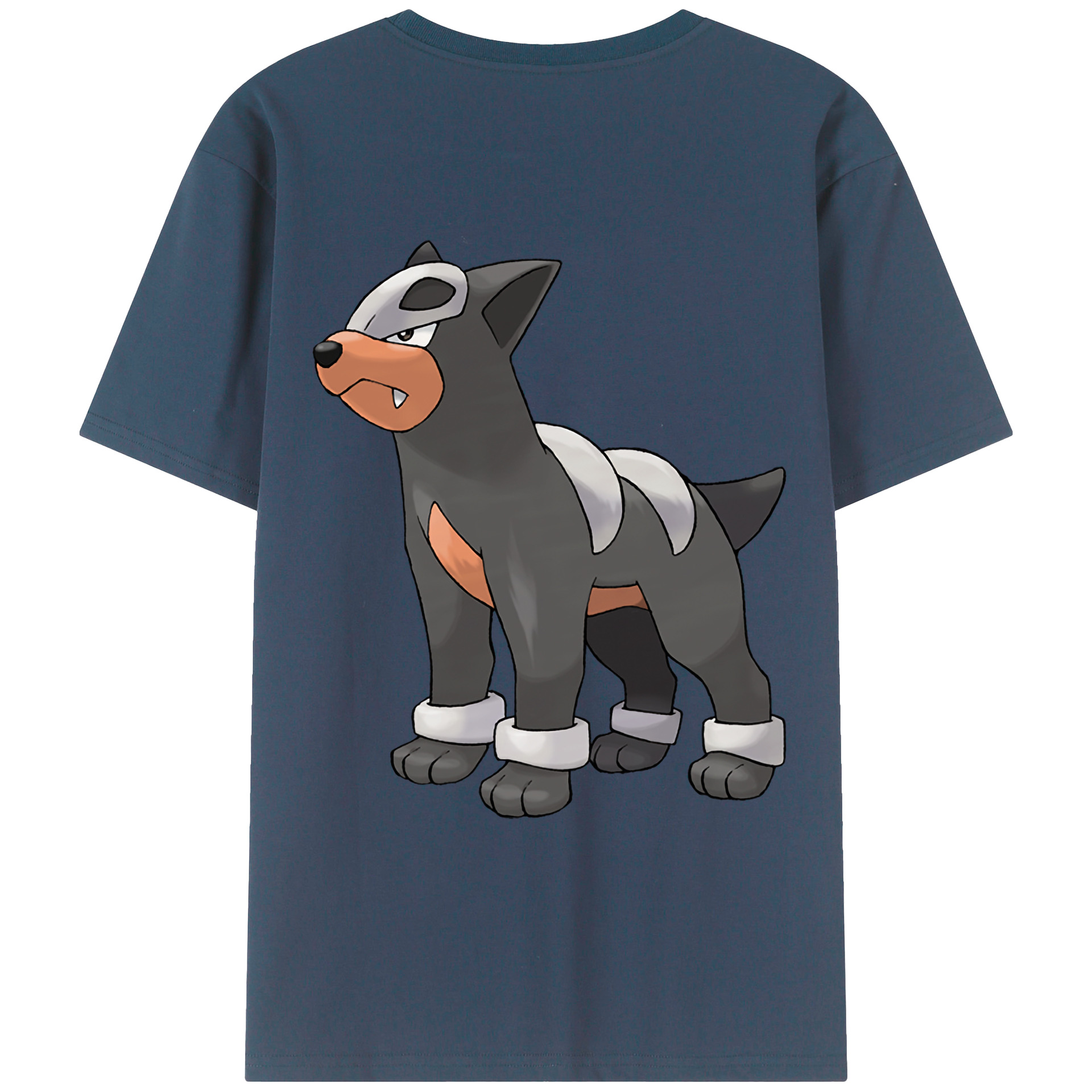 （画像用） ポケットモンスター Pokémon 綿100％ メンズ半袖Tシャツ（バックプリント） 通気性