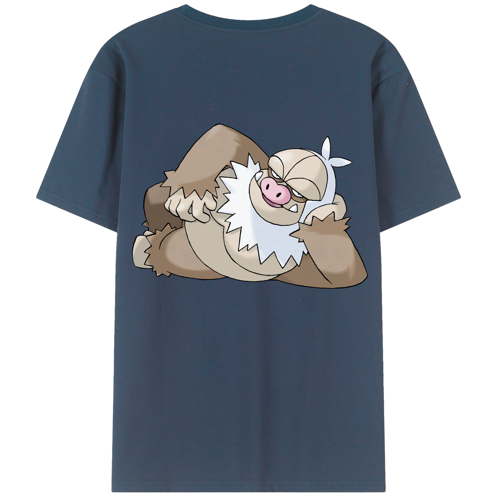 （画像用） ポケットモンスター Pokémon 綿100％ メンズ半袖Tシャツ（バックプリント） 通気性