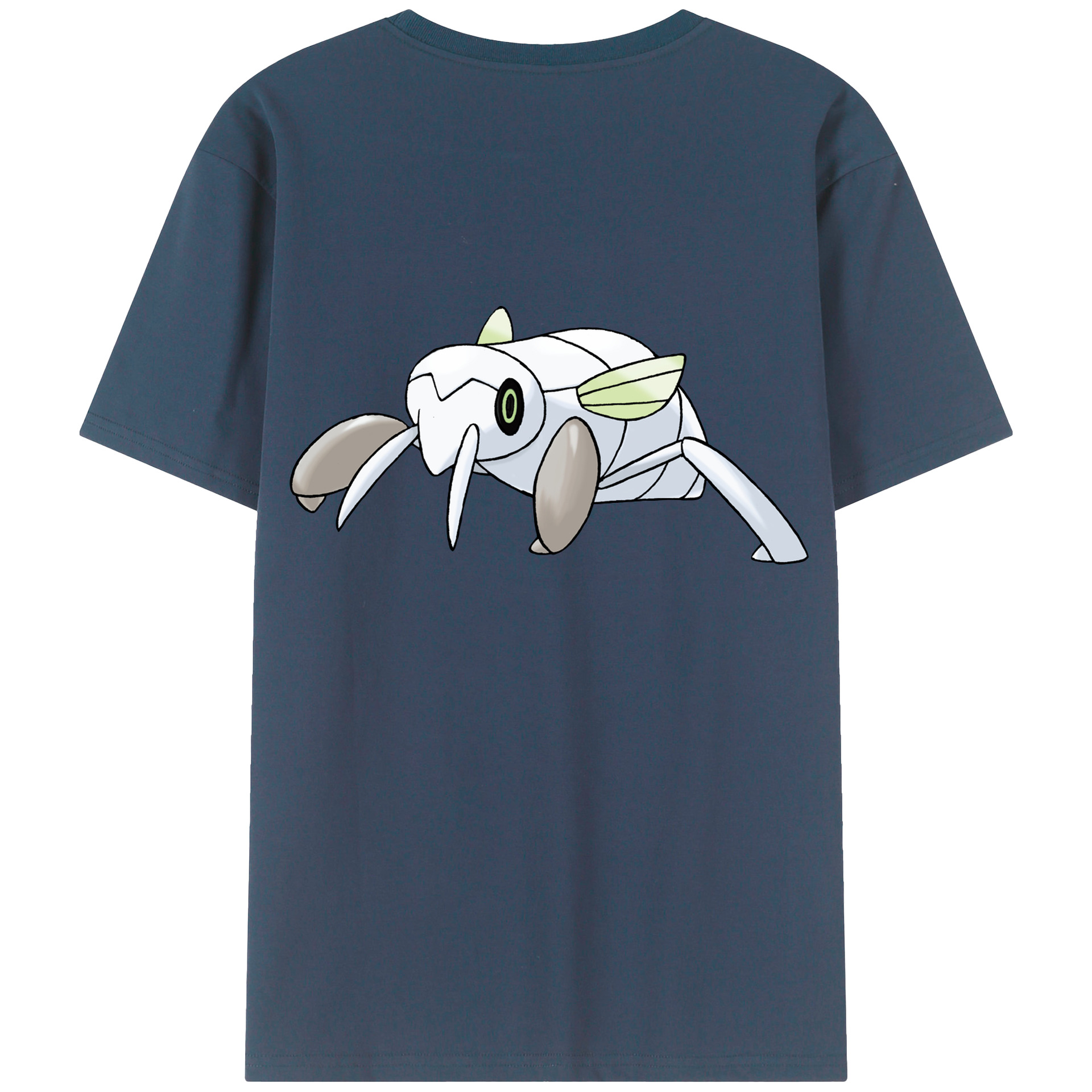 （画像用） ポケットモンスター Pokémon 綿100％ メンズ半袖Tシャツ（バックプリント） 通気性