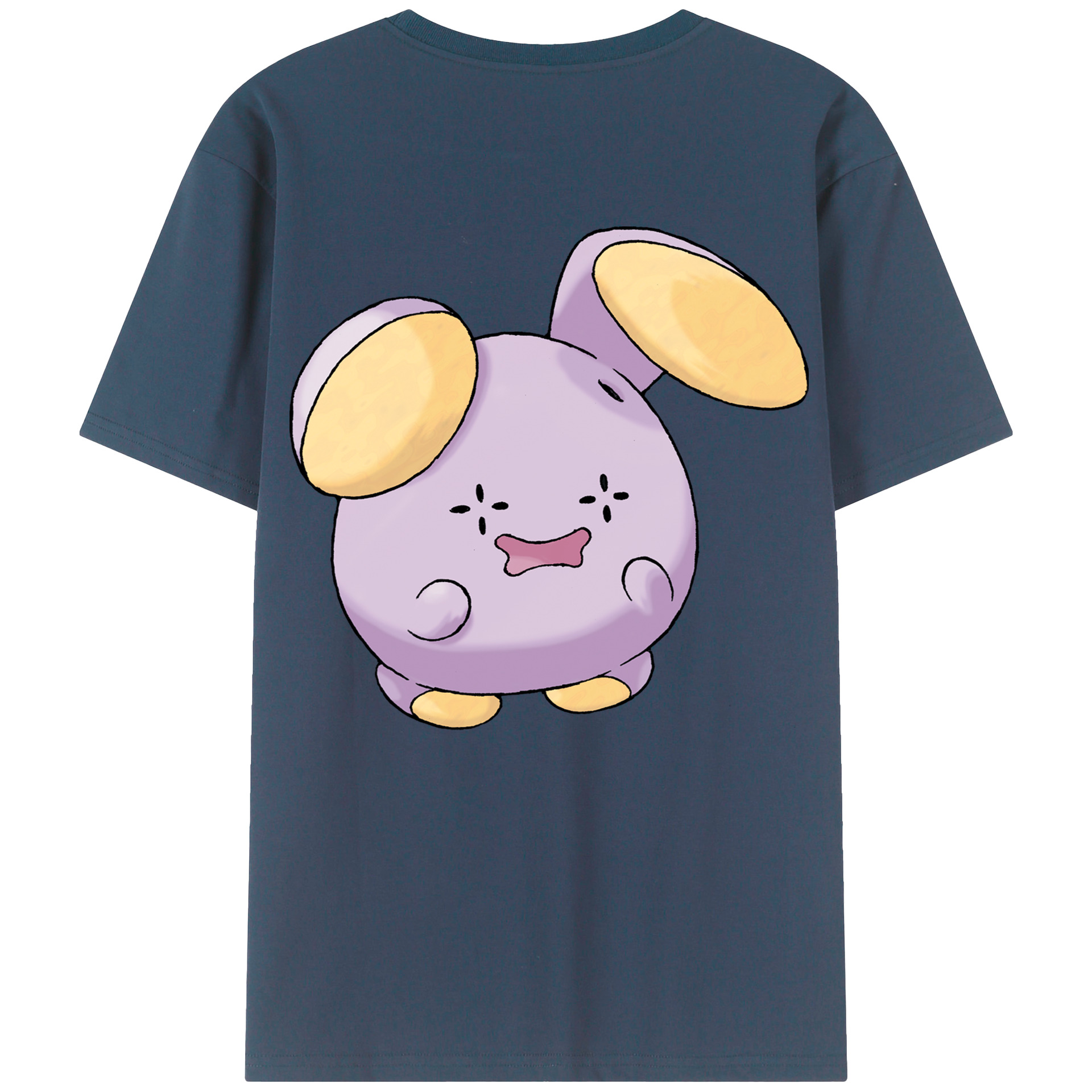 （画像用） ポケットモンスター Pokémon 綿100％ メンズ半袖Tシャツ（バックプリント） 通気性