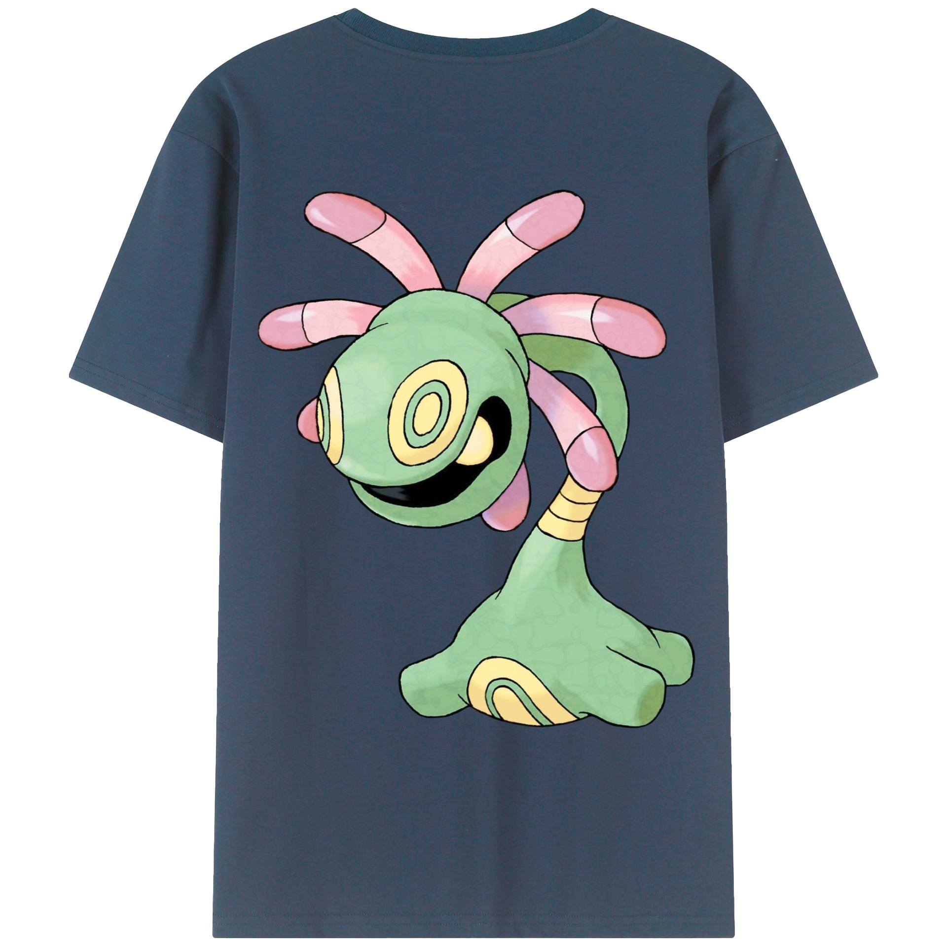 （画像用） ポケットモンスター Pokémon 綿100％ メンズ半袖Tシャツ（バックプリント） 通気性