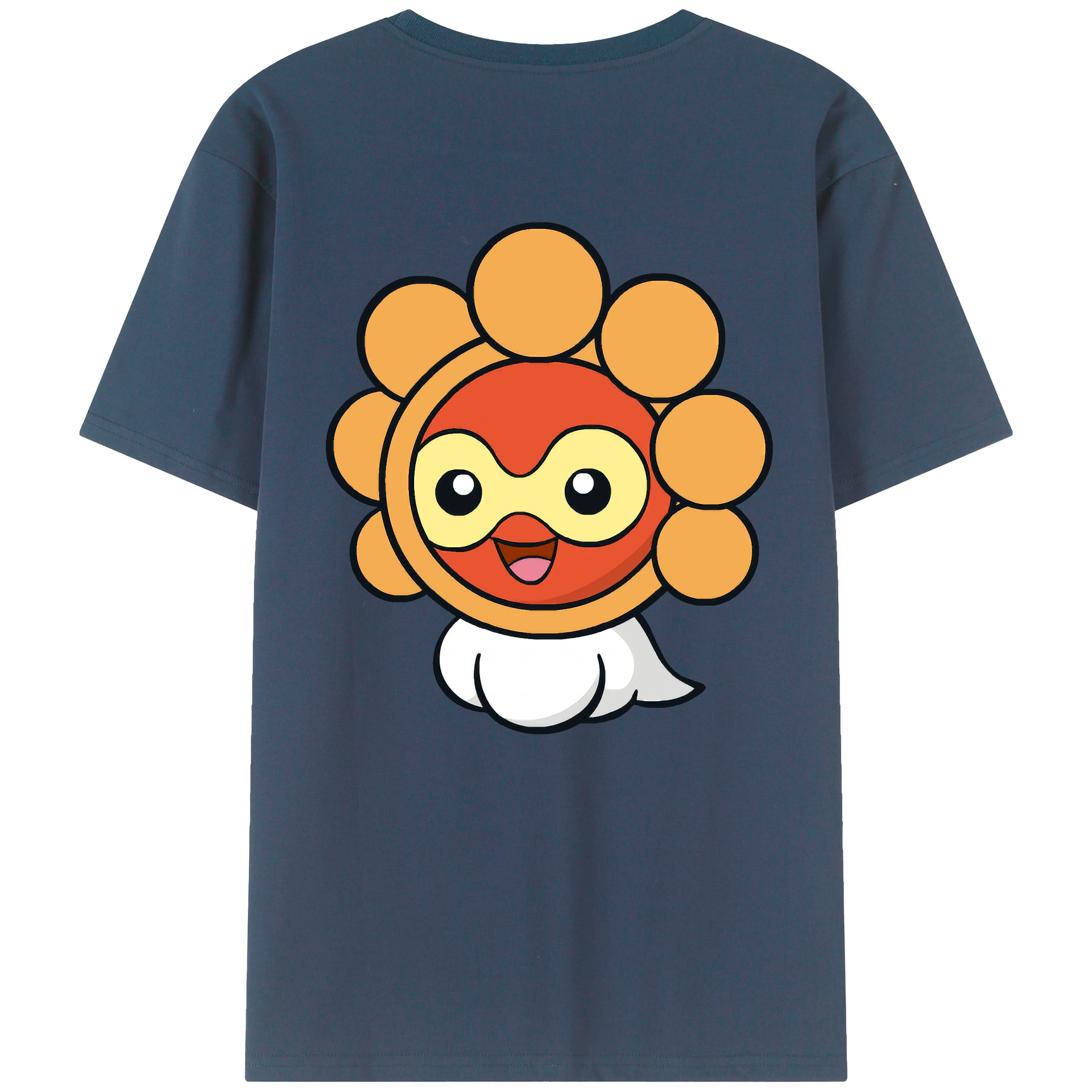 （画像用） ポケットモンスター Pokémon 綿100％ メンズ半袖Tシャツ（バックプリント） 通気性