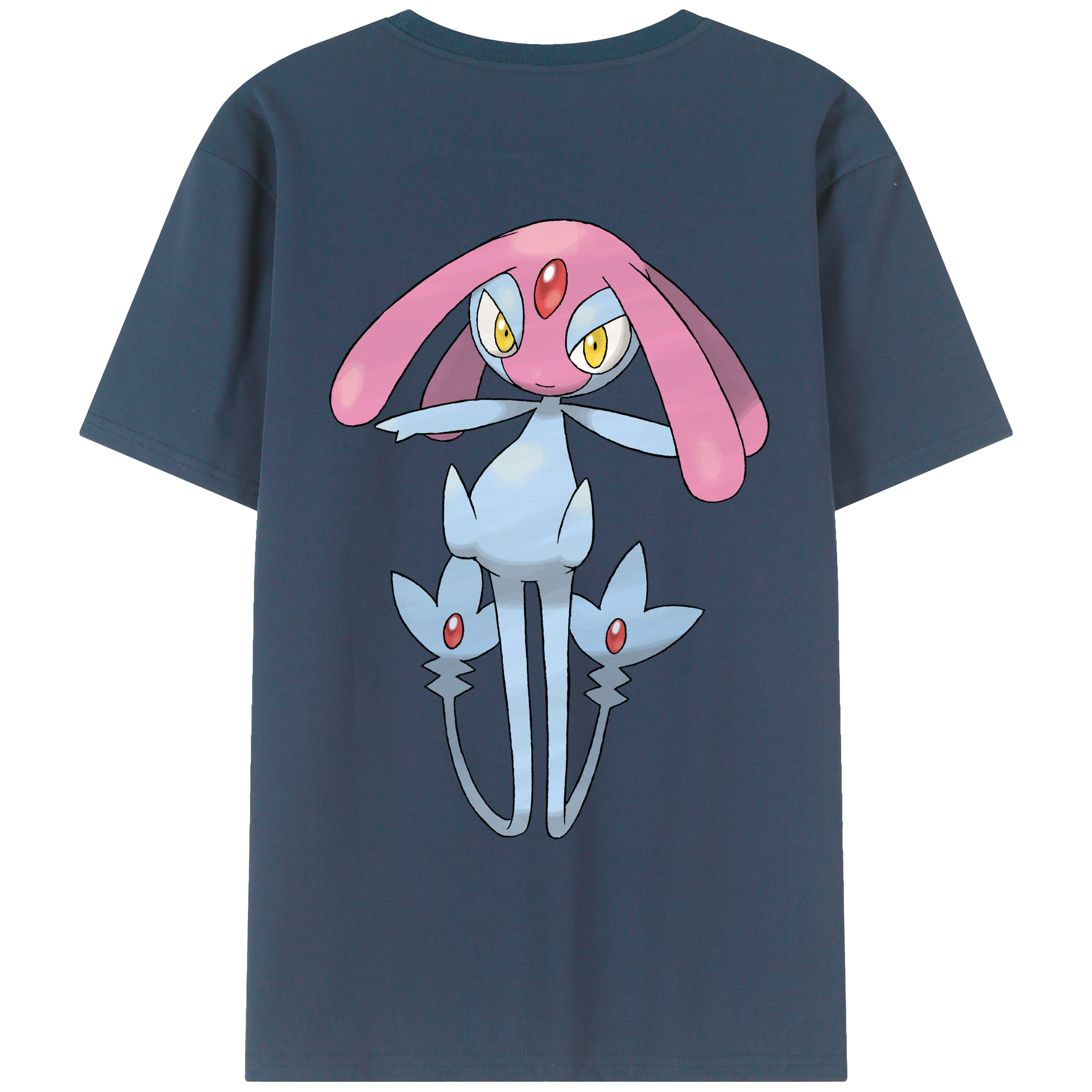 （画像用） ポケットモンスター Pokémon 綿100％ メンズ半袖Tシャツ（バックプリント） 通気性