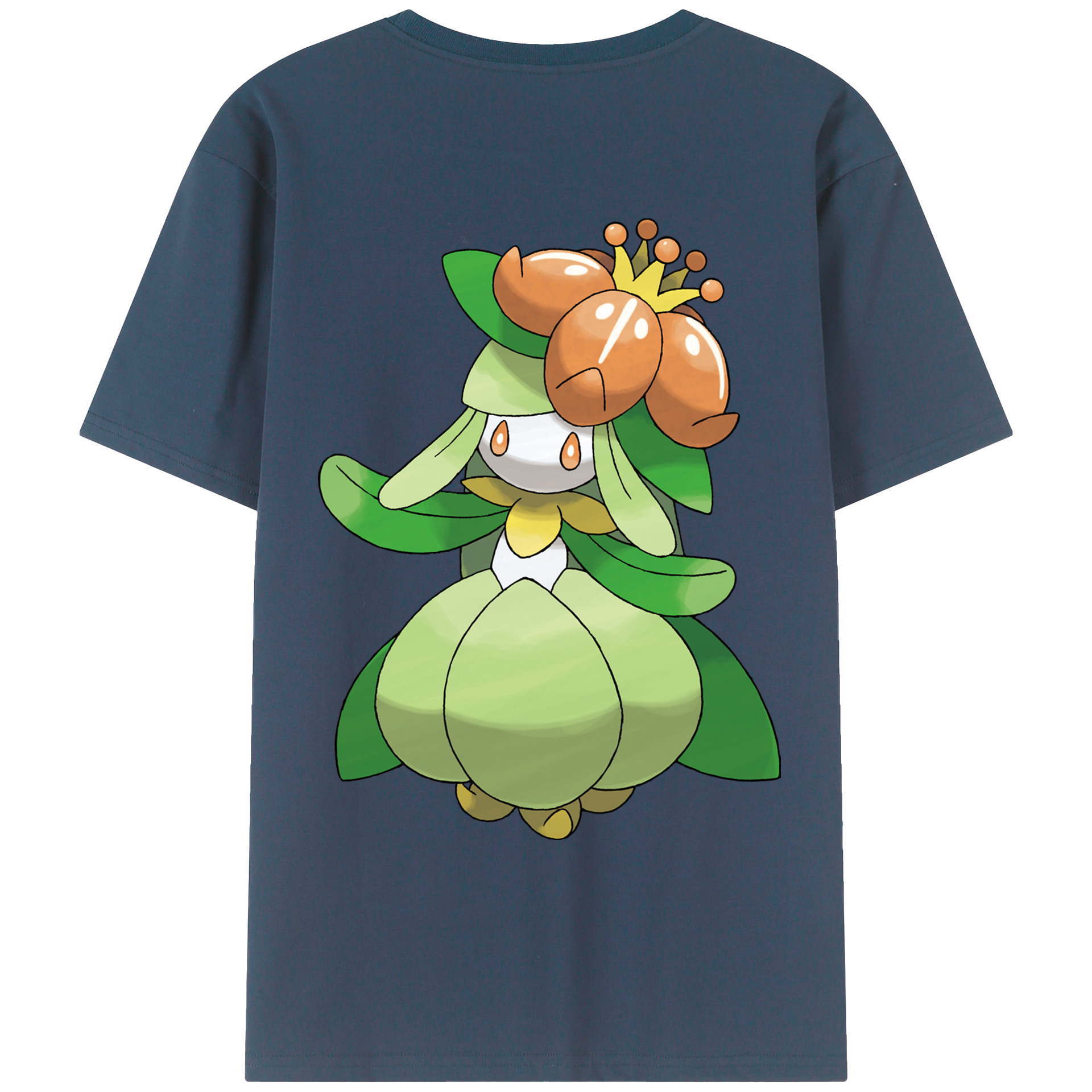 （画像用） ポケットモンスター Pokémon 綿100％ メンズ半袖Tシャツ（バックプリント） 通気性