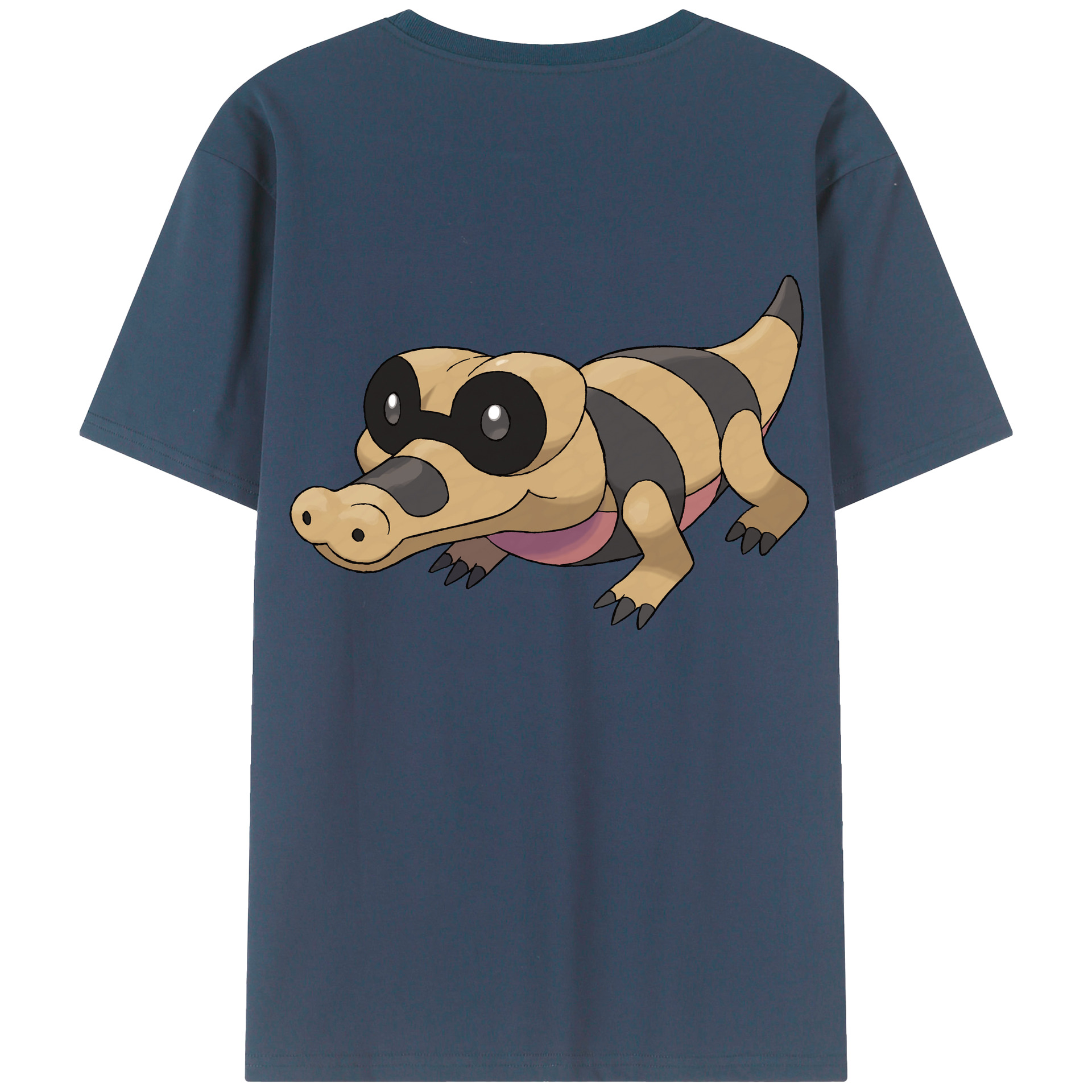 （画像用） ポケットモンスター Pokémon 綿100％ メンズ半袖Tシャツ（バックプリント） 通気性