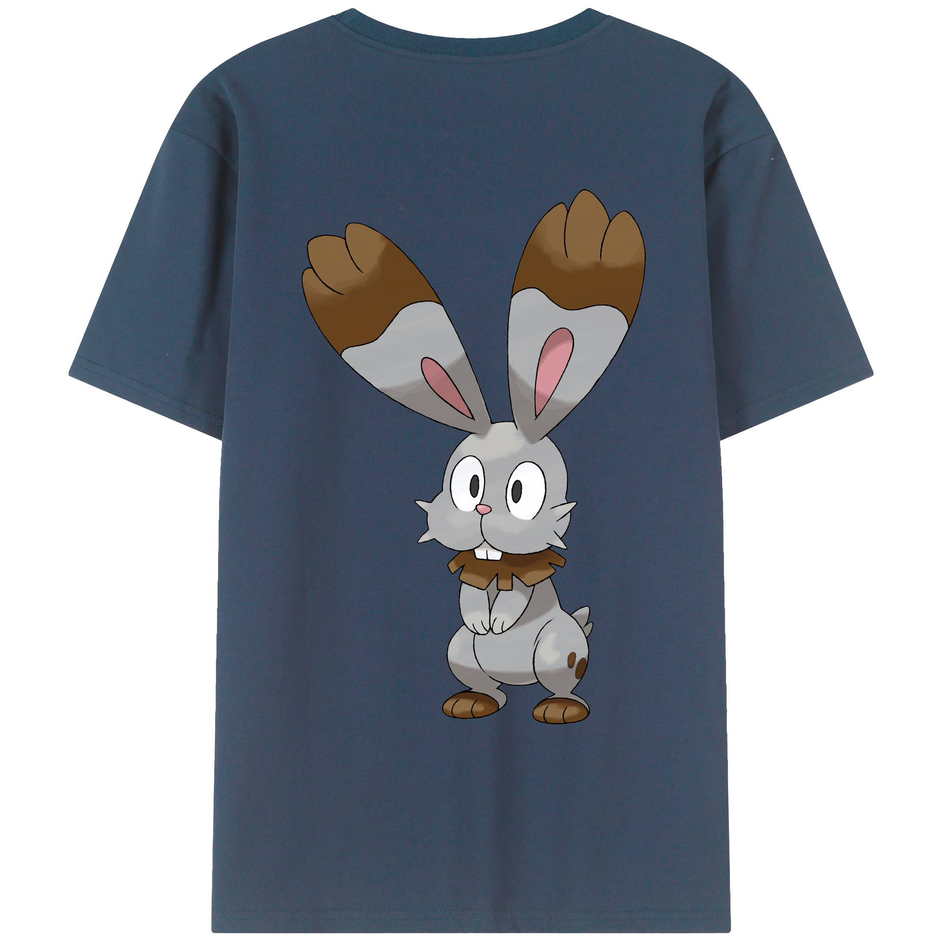（画像用） ポケットモンスター Pokémon 綿100％ メンズ半袖Tシャツ（バックプリント） 通気性