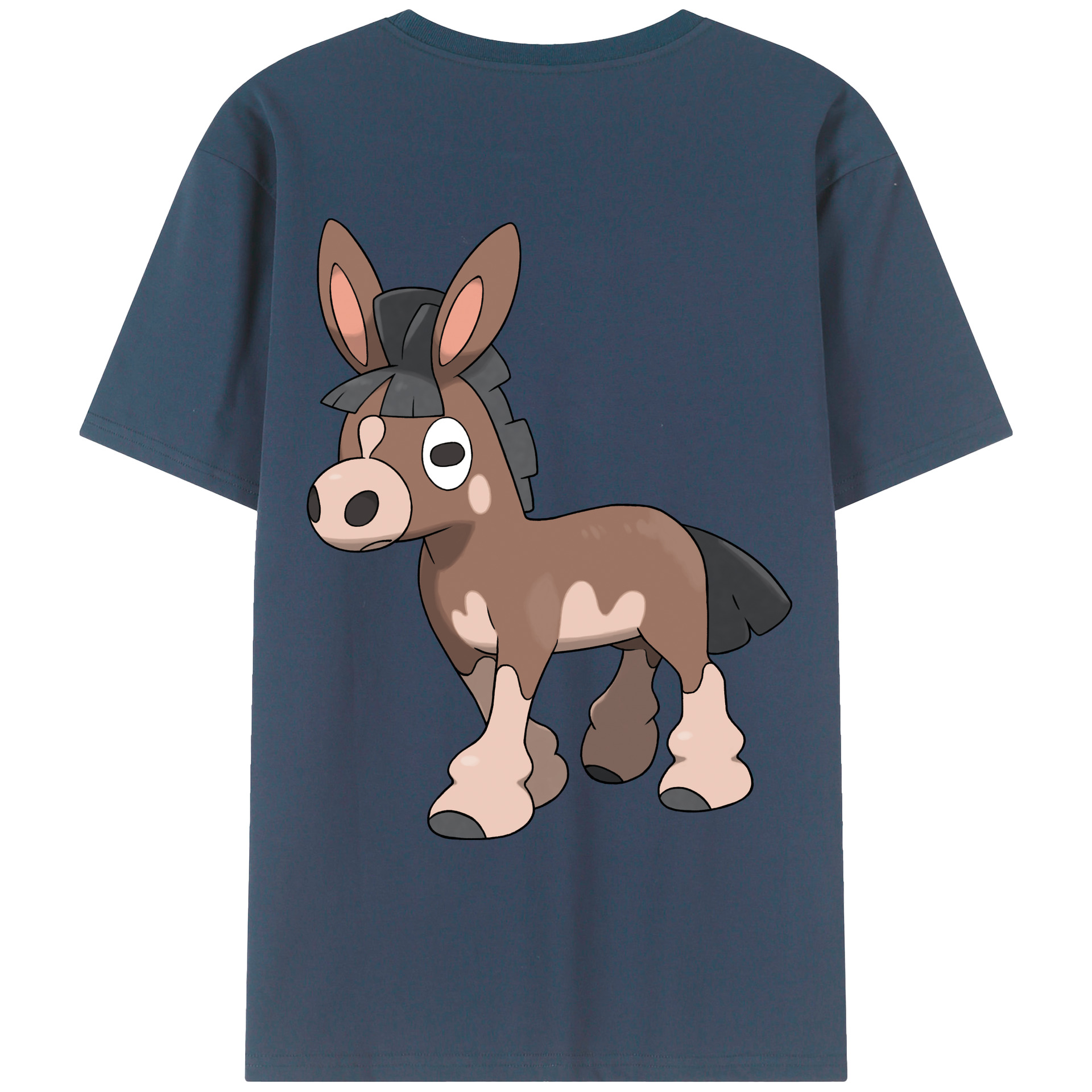 （画像用） ポケットモンスター Pokémon 綿100％ メンズ半袖Tシャツ（バックプリント） 通気性