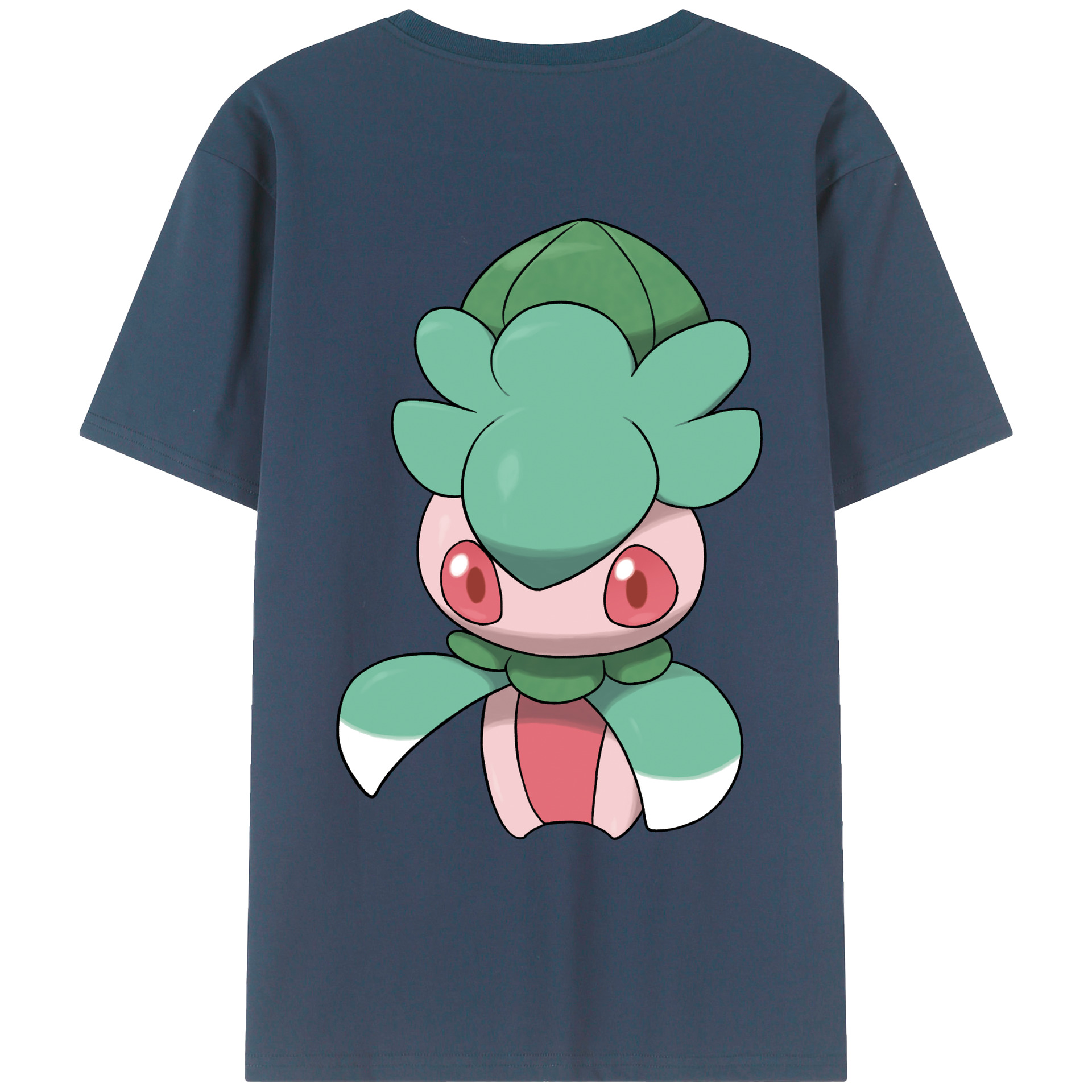 （画像用） ポケットモンスター Pokémon 綿100％ メンズ半袖Tシャツ（バックプリント） 通気性