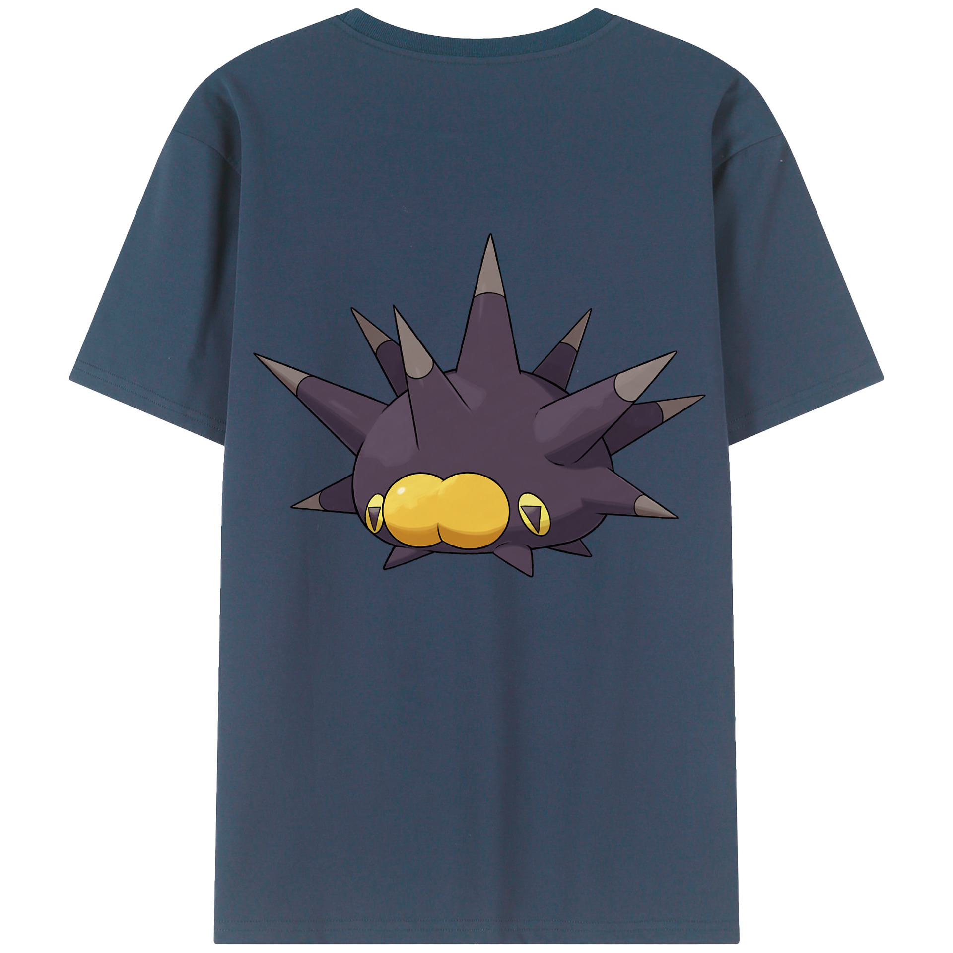 （画像用） ポケットモンスター Pokémon 綿100％ メンズ半袖Tシャツ（バックプリント） 通気性