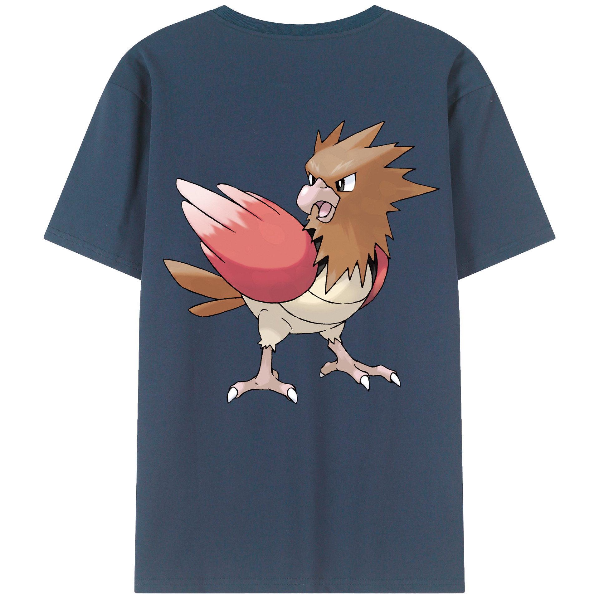 （画像用） ポケットモンスター Pokémon 綿100％ メンズ半袖Tシャツ（バックプリント） 通気性