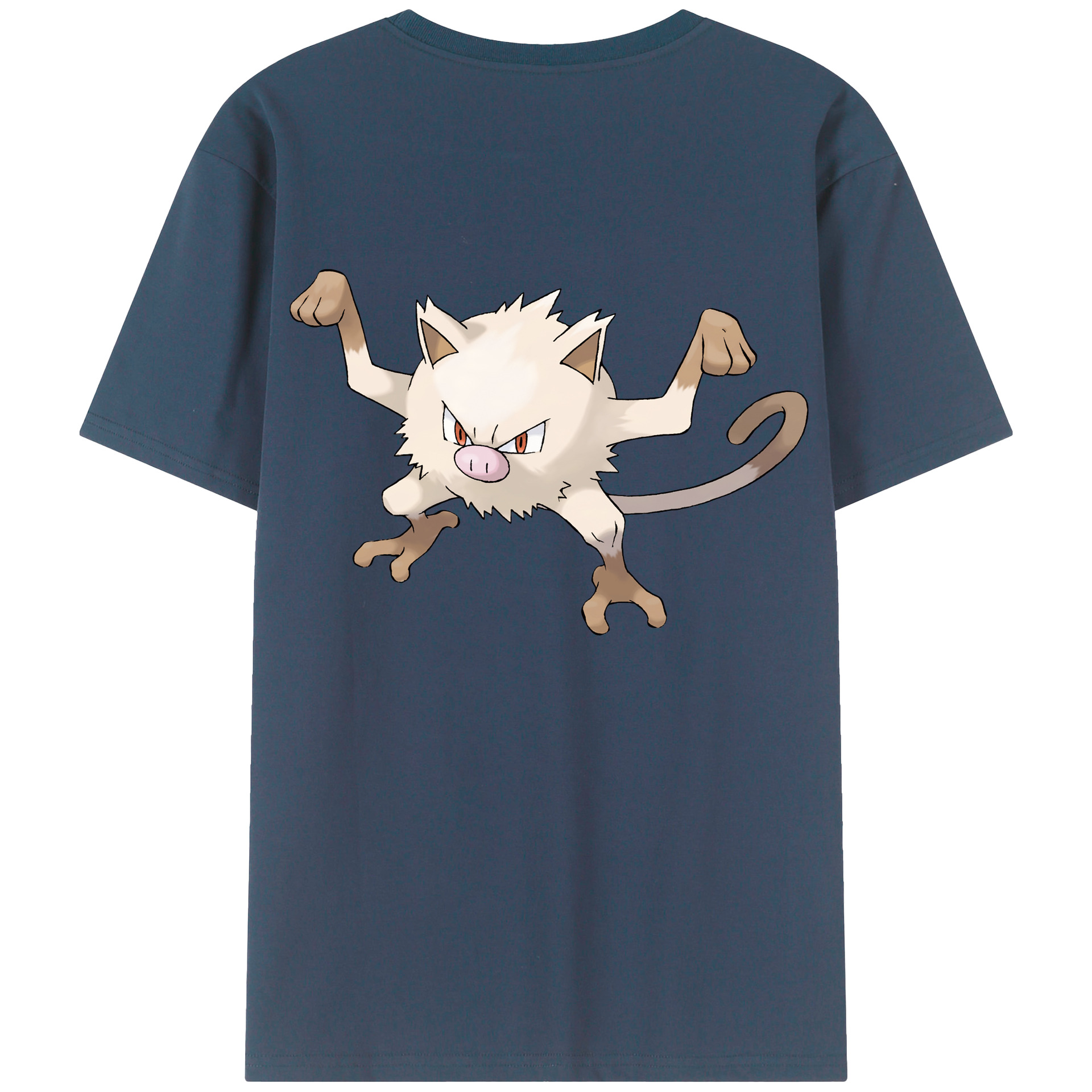（画像用） ポケットモンスター Pokémon 綿100％ メンズ半袖Tシャツ（バックプリント） 通気性