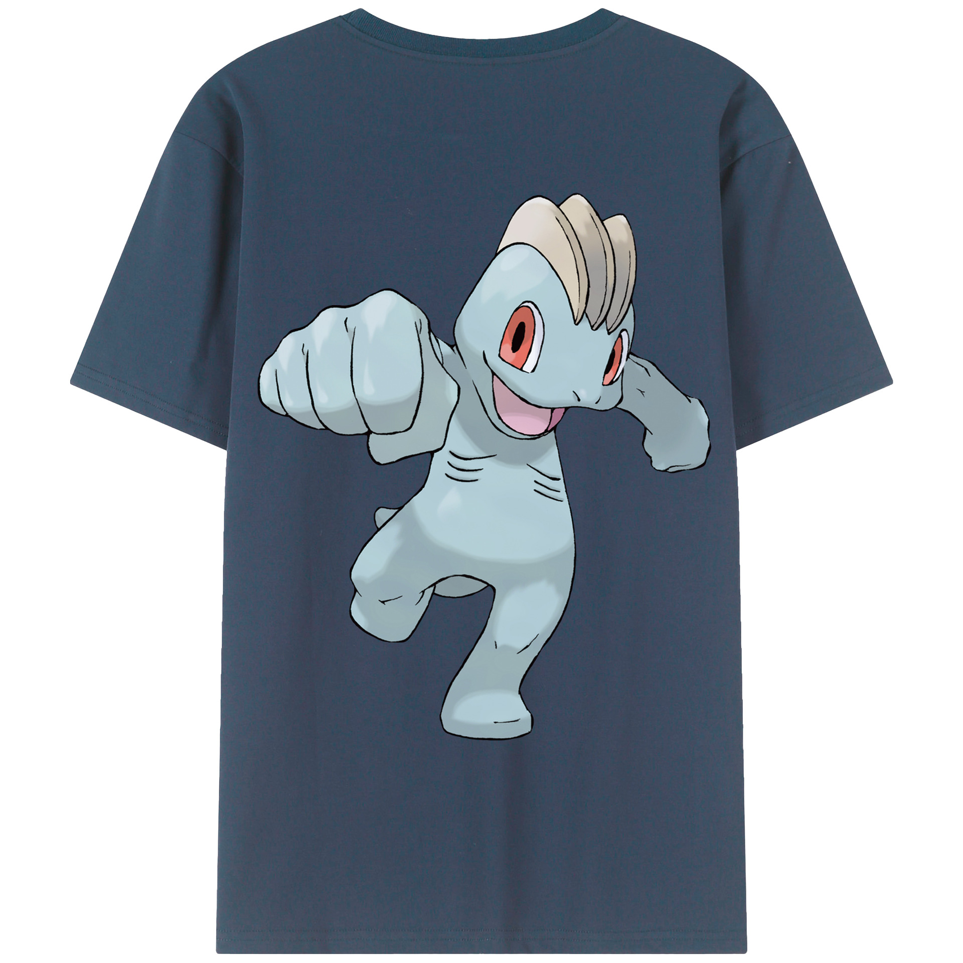 （画像用） ポケットモンスター Pokémon 綿100％ メンズ半袖Tシャツ（バックプリント） 通気性