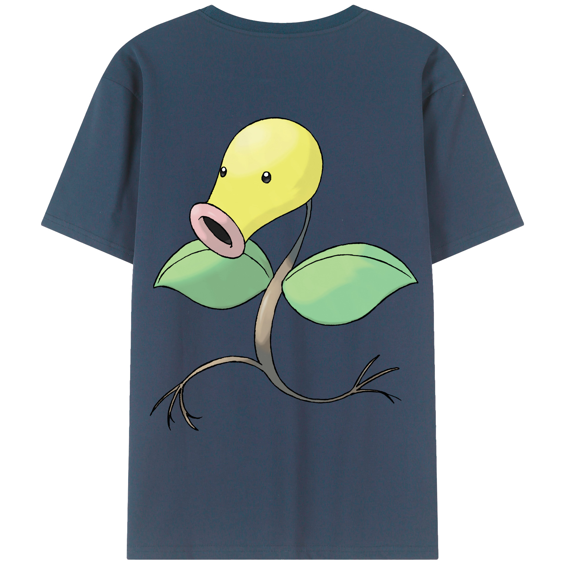 （画像用） ポケットモンスター Pokémon 綿100％ メンズ半袖Tシャツ（バックプリント） 通気性
