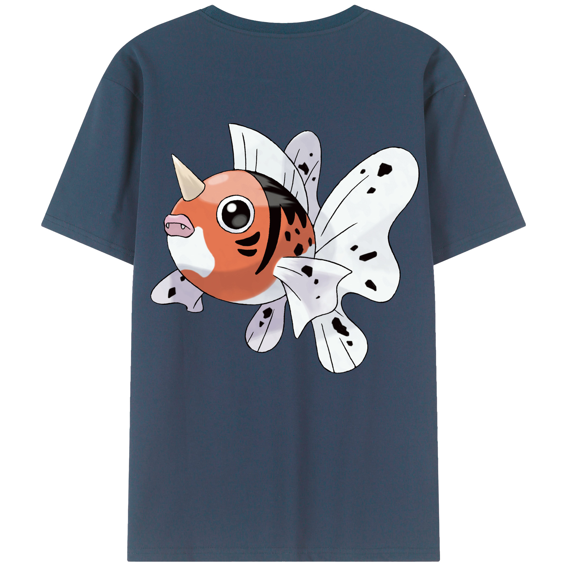 （画像用） ポケットモンスター Pokémon 綿100％ メンズ半袖Tシャツ（バックプリント） 通気性