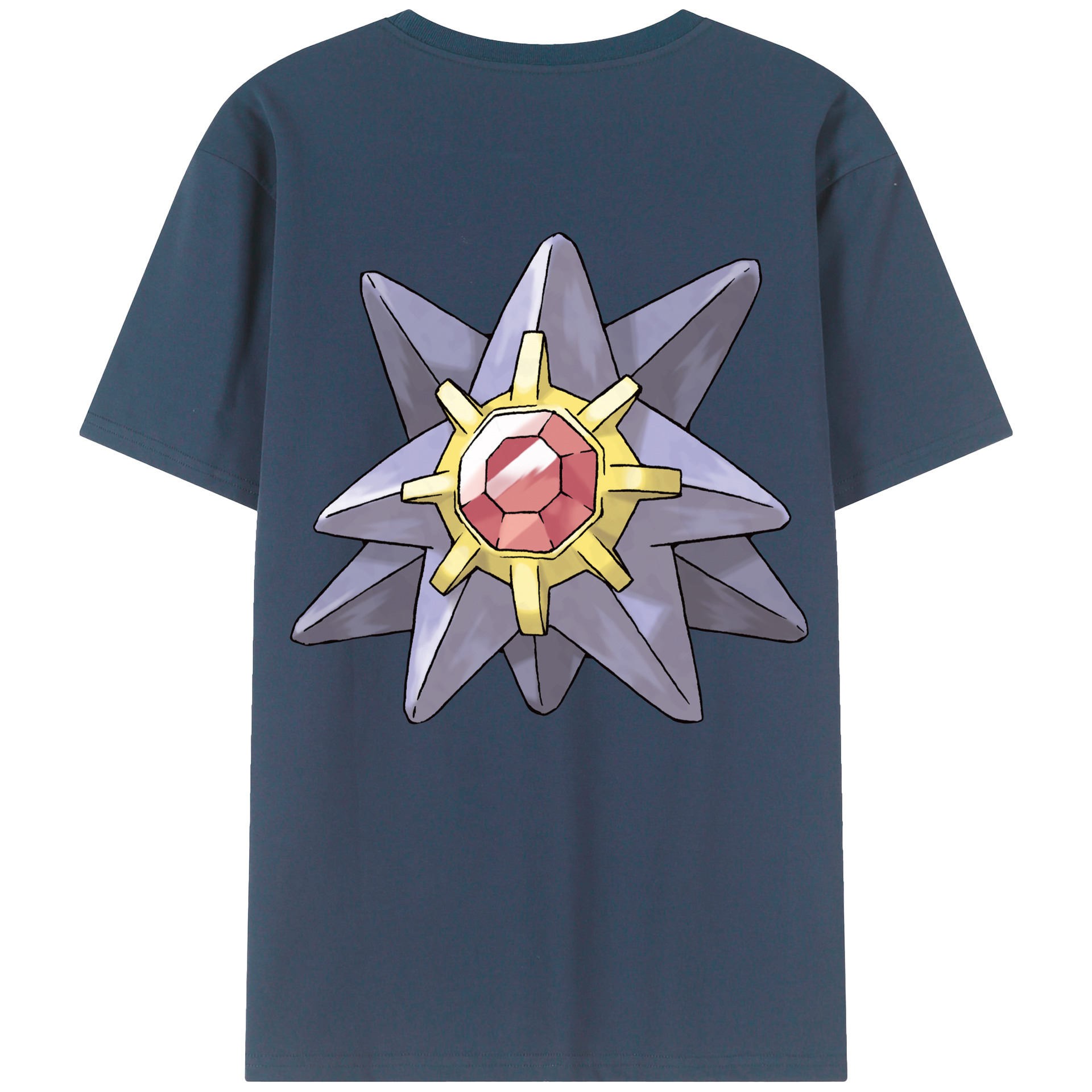 （画像用） ポケットモンスター Pokémon 綿100％ メンズ半袖Tシャツ（バックプリント） 通気性