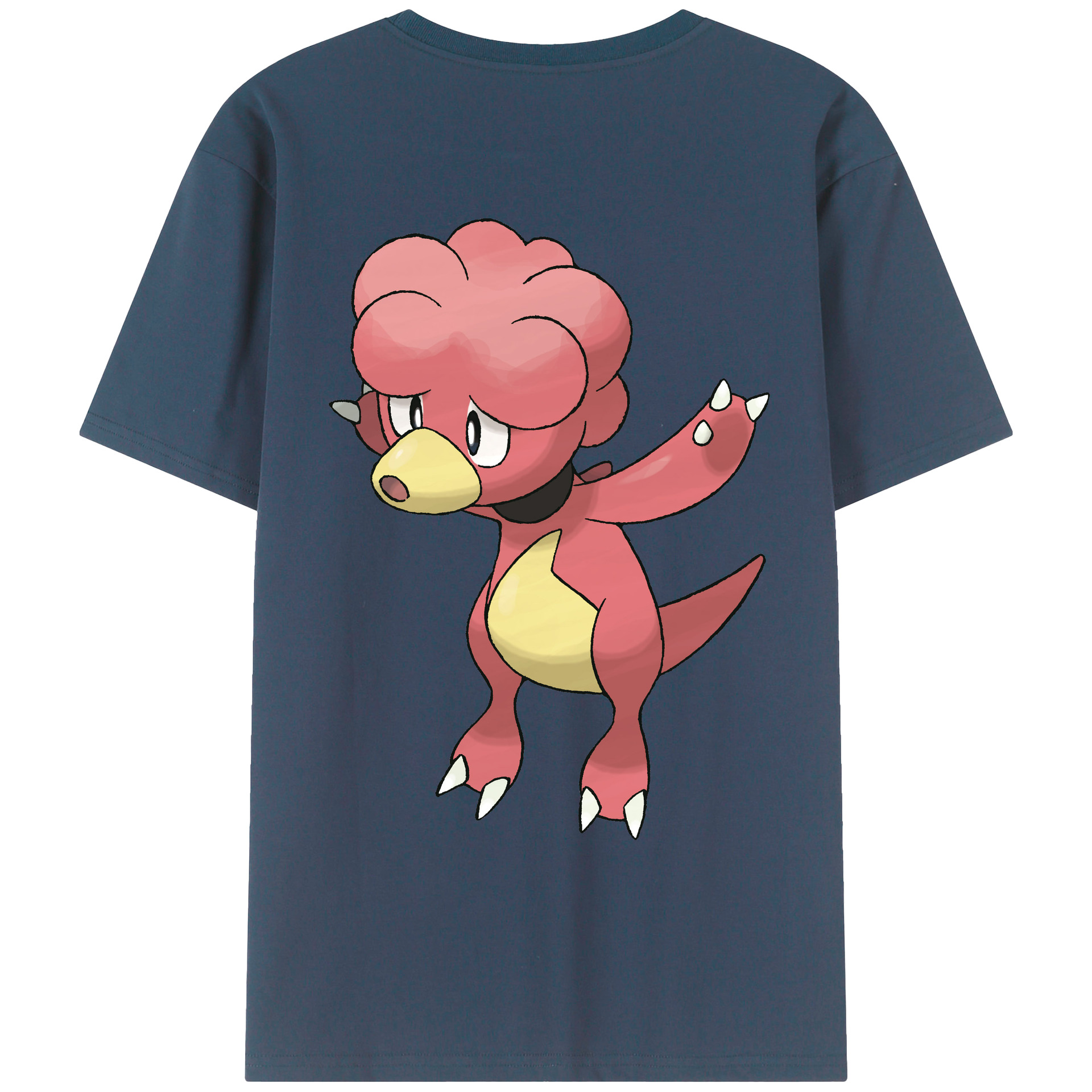 （画像用） ポケットモンスター Pokémon 綿100％ メンズ半袖Tシャツ（バックプリント） 通気性