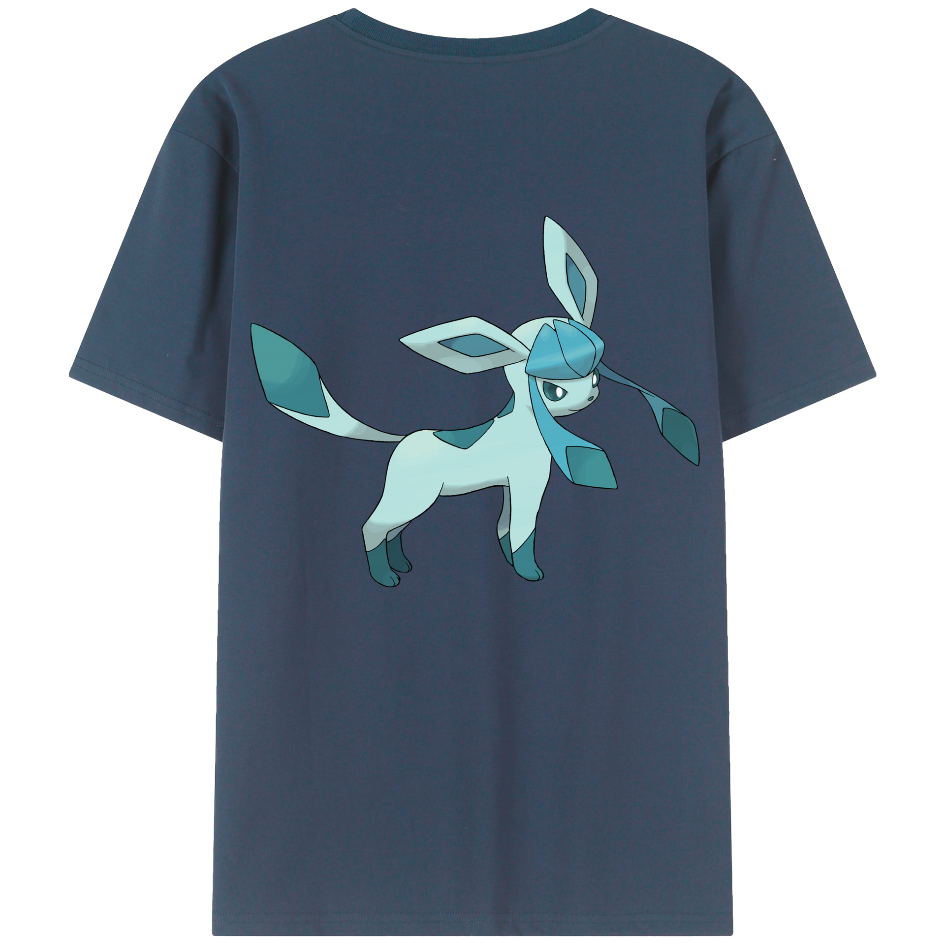 （画像用） ポケットモンスター Pokémon 綿100％ メンズ半袖Tシャツ（バックプリント） 通気性