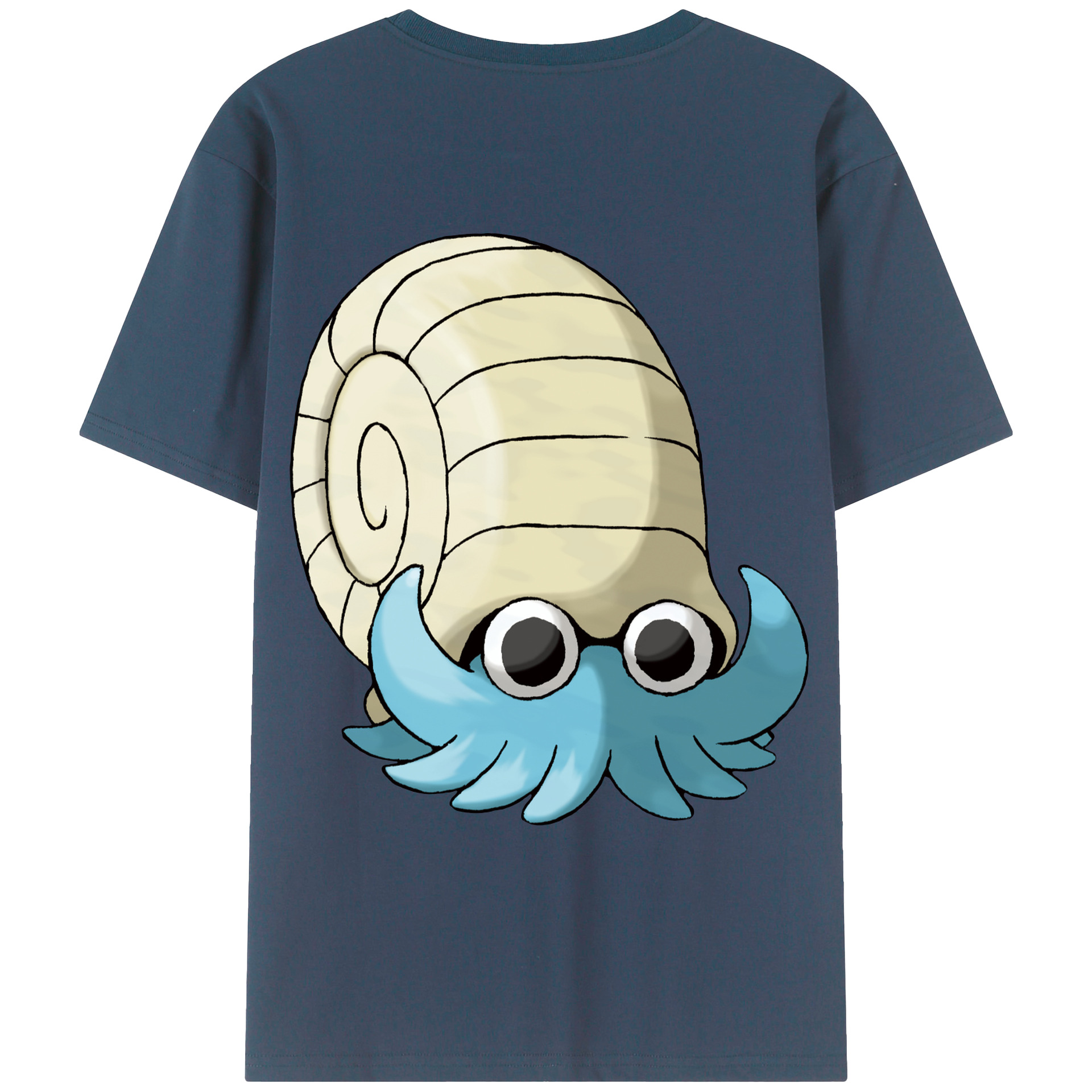 （画像用） ポケットモンスター Pokémon 綿100％ メンズ半袖Tシャツ（バックプリント） 通気性