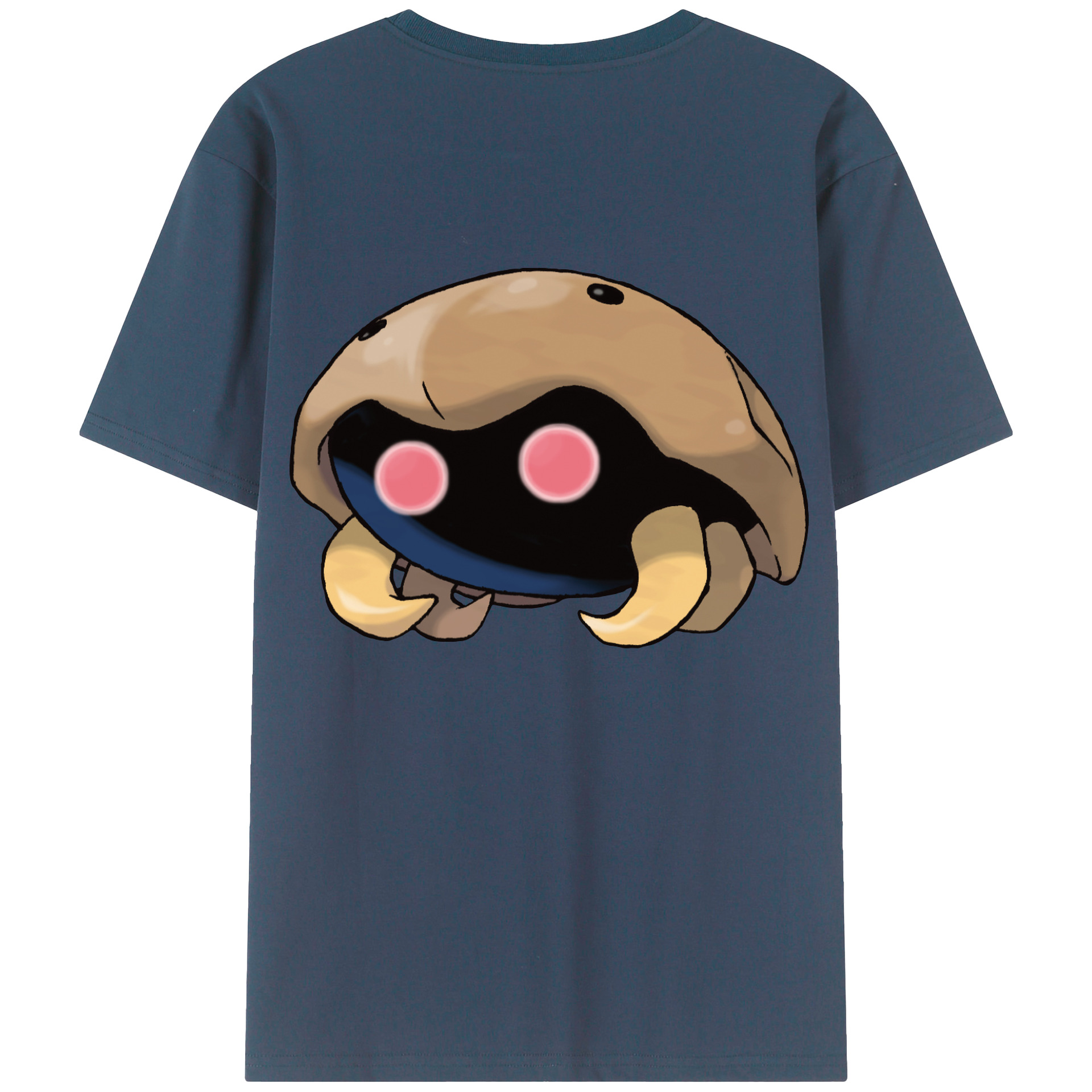 （画像用） ポケットモンスター Pokémon 綿100％ メンズ半袖Tシャツ（バックプリント） 通気性
