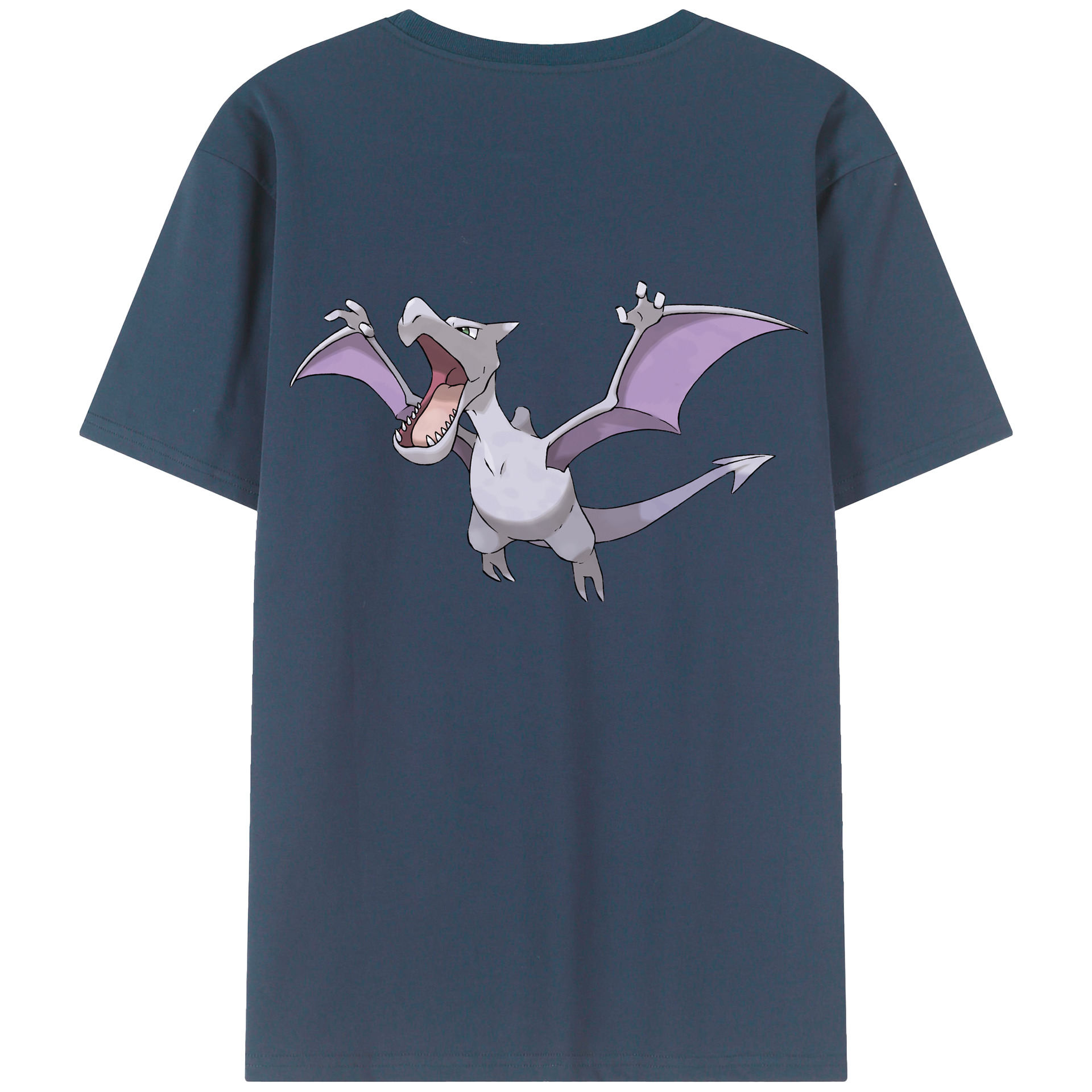 （画像用） ポケットモンスター Pokémon 綿100％ メンズ半袖Tシャツ（バックプリント） 通気性