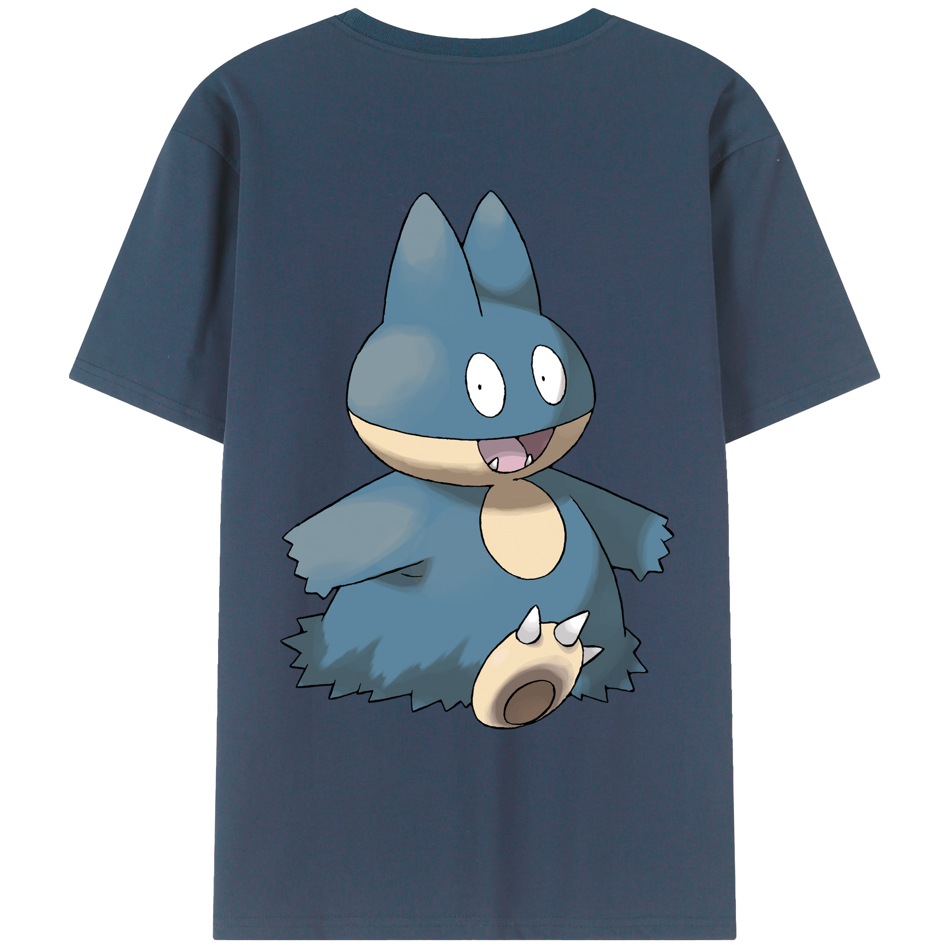 （画像用） ポケットモンスター Pokémon 綿100％ メンズ半袖Tシャツ（バックプリント） 通気性