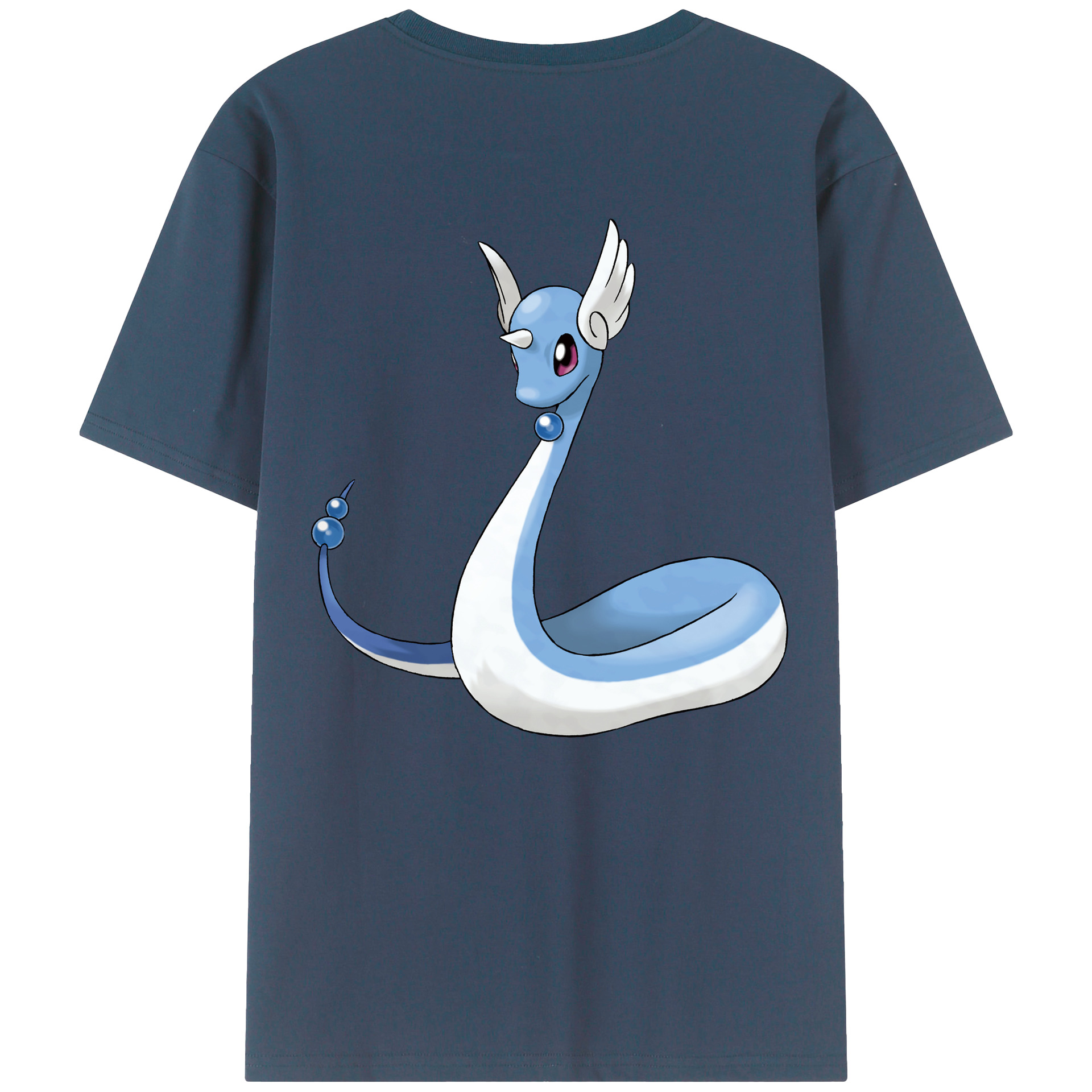 （画像用） ポケットモンスター Pokémon 綿100％ メンズ半袖Tシャツ（バックプリント） 通気性