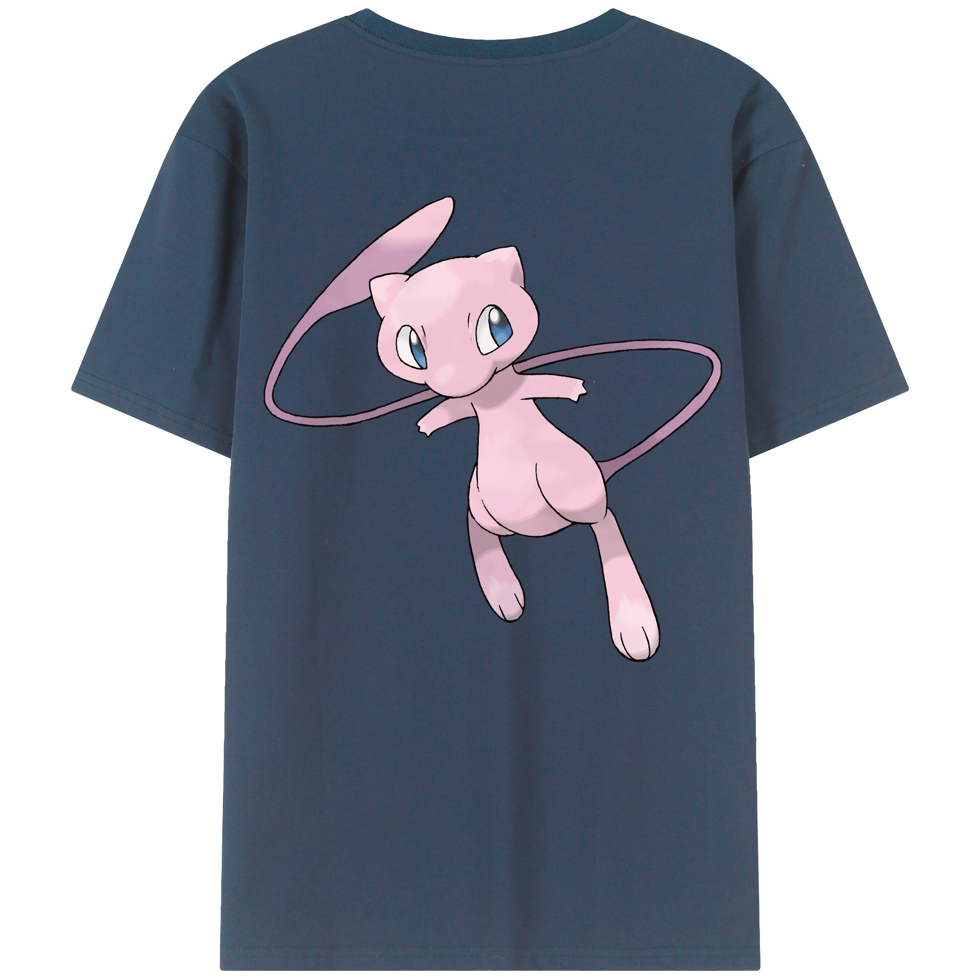 （画像用） ポケットモンスター Pokémon 綿100％ メンズ半袖Tシャツ（バックプリント） 通気性