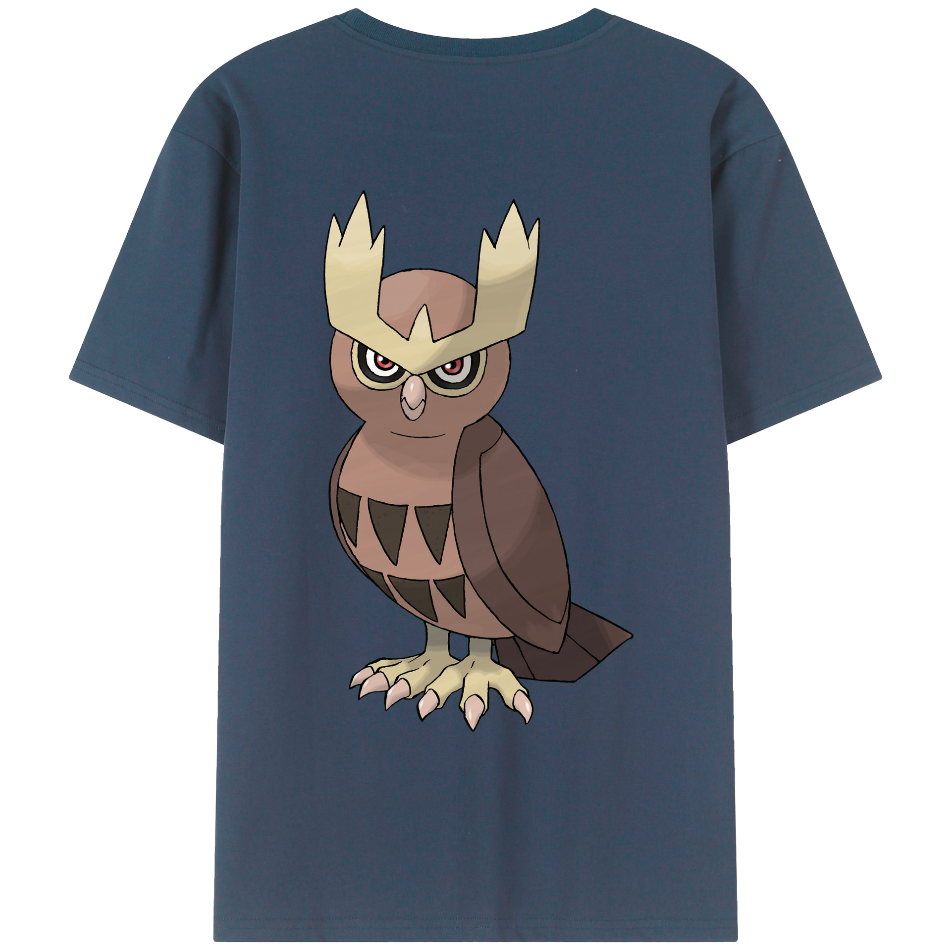 （画像用） ポケットモンスター Pokémon 綿100％ メンズ半袖Tシャツ（バックプリント） 通気性
