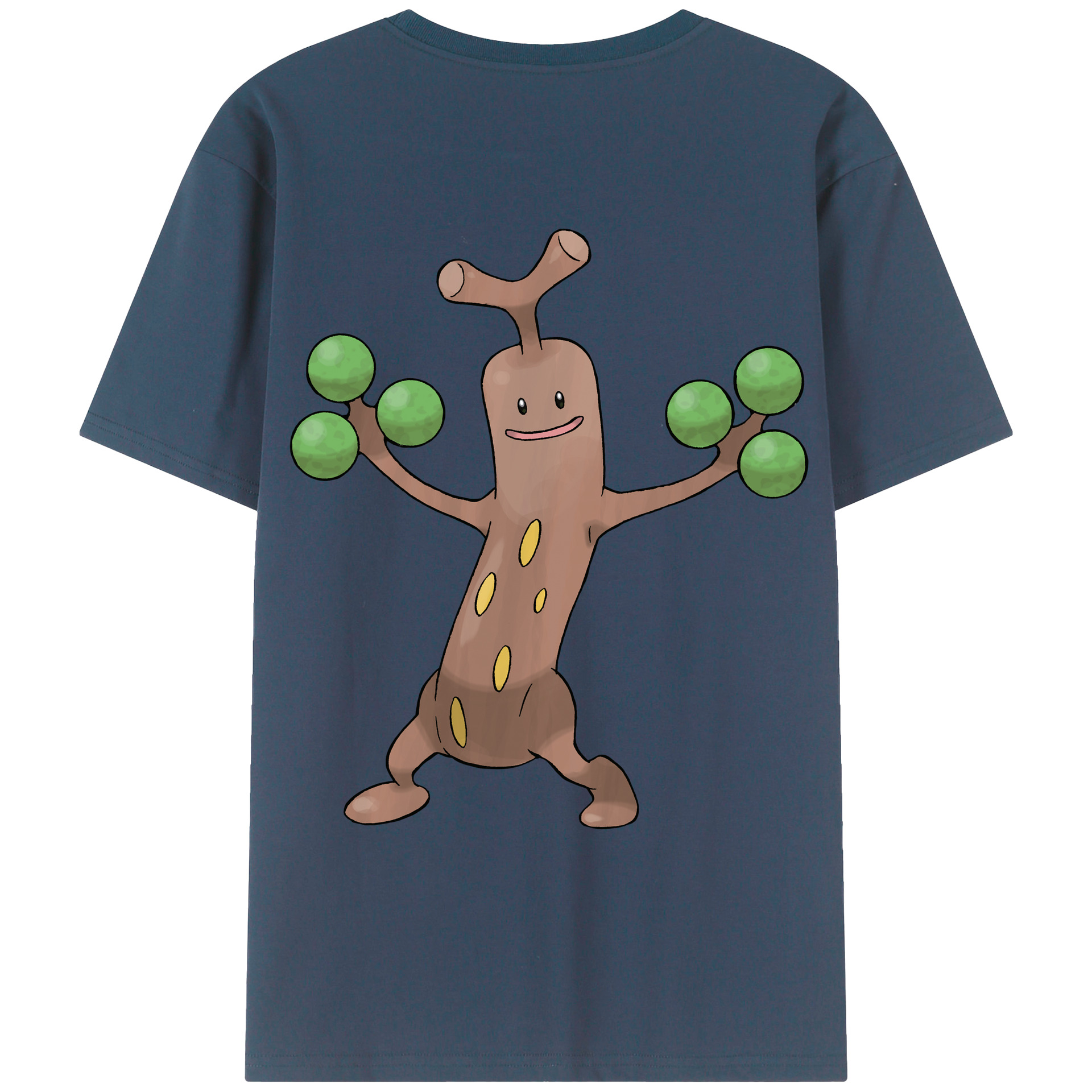 （画像用） ポケットモンスター Pokémon 綿100％ メンズ半袖Tシャツ（バックプリント） 通気性