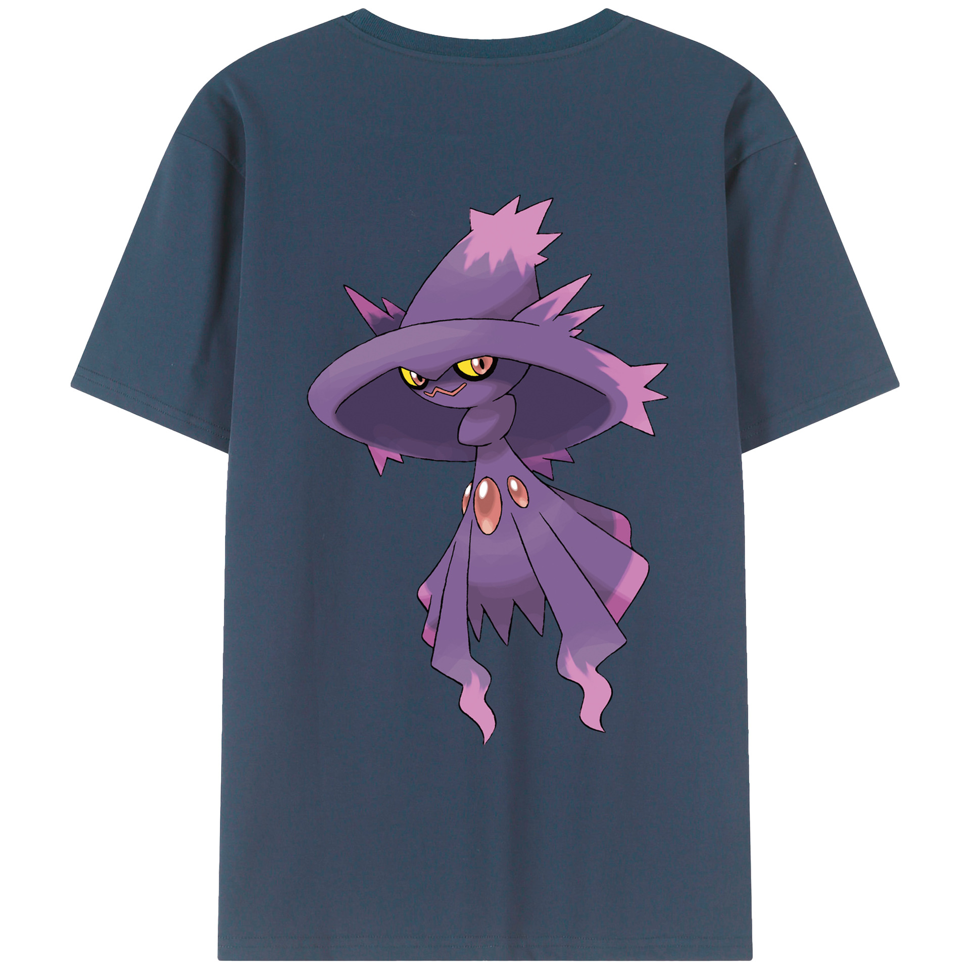 （画像用） ポケットモンスター Pokémon 綿100％ メンズ半袖Tシャツ（バックプリント） 通気性
