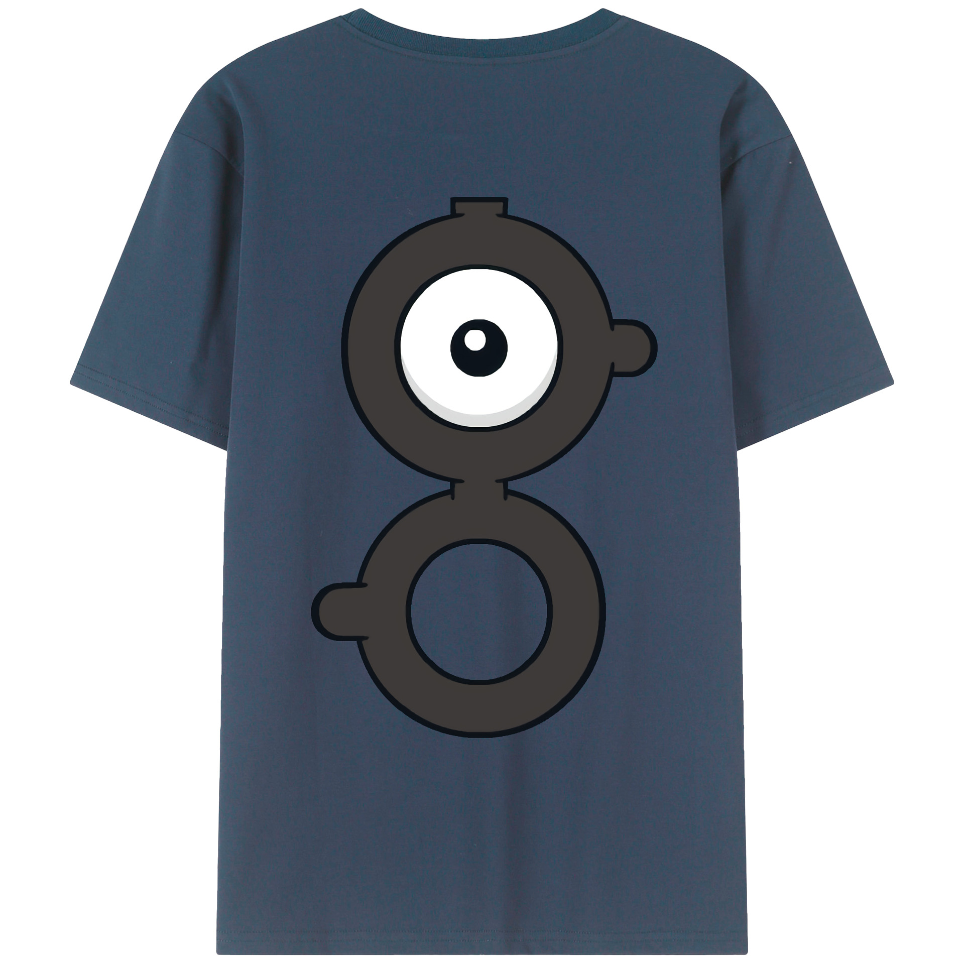 （画像用） ポケットモンスター Pokémon 綿100％ メンズ半袖Tシャツ（バックプリント） 通気性