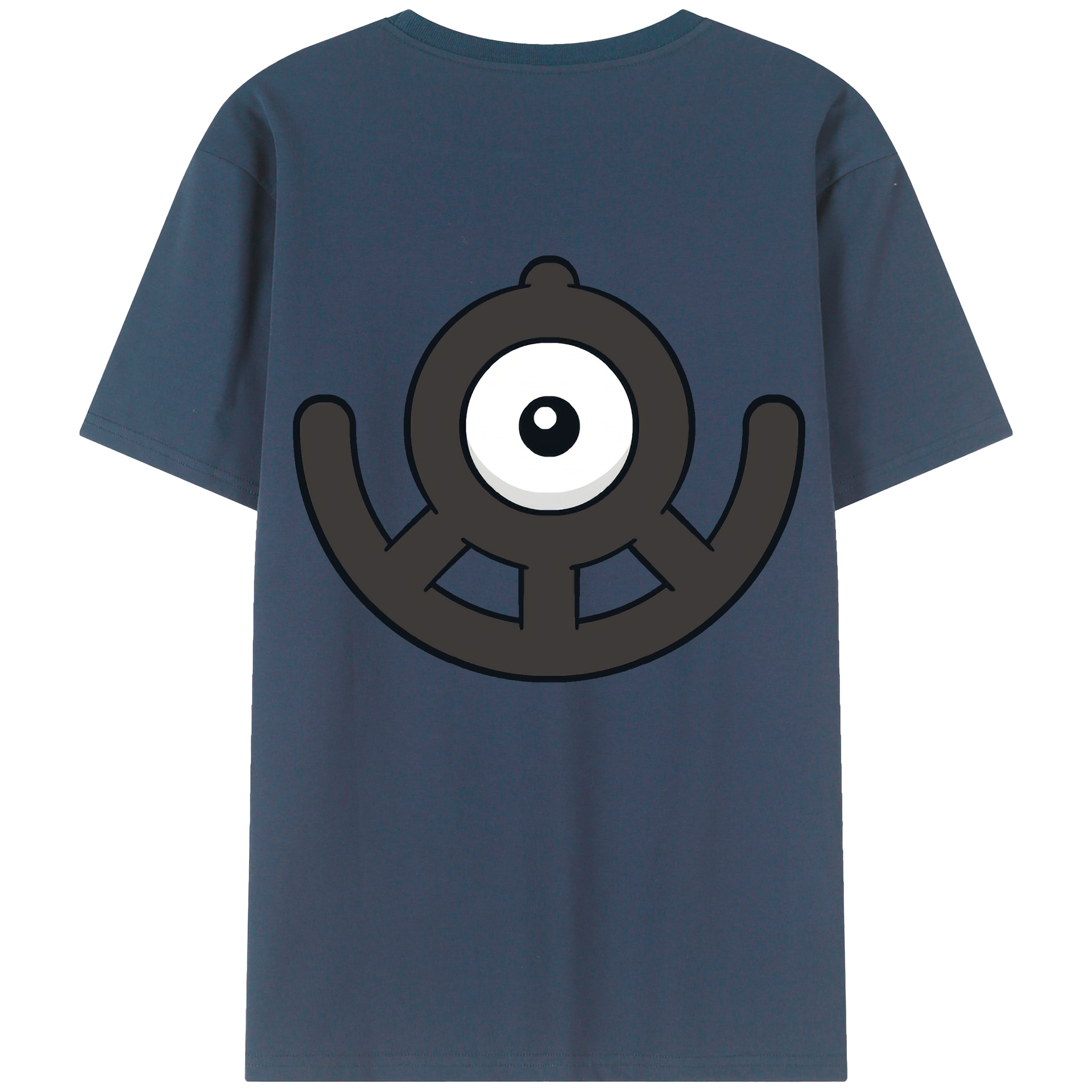 （画像用） ポケットモンスター Pokémon 綿100％ メンズ半袖Tシャツ（バックプリント） 通気性