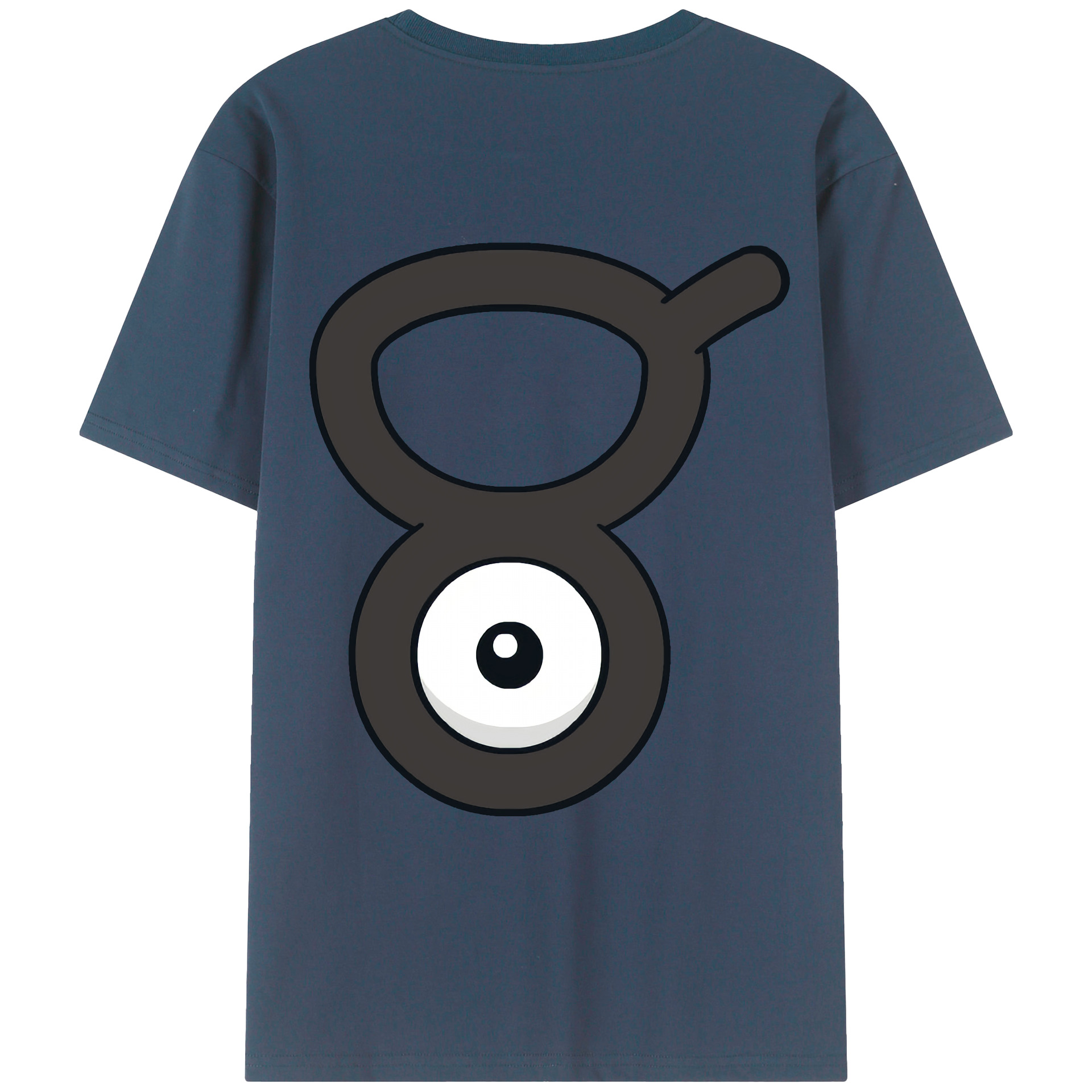 （画像用） ポケットモンスター Pokémon 綿100％ メンズ半袖Tシャツ（バックプリント） 通気性