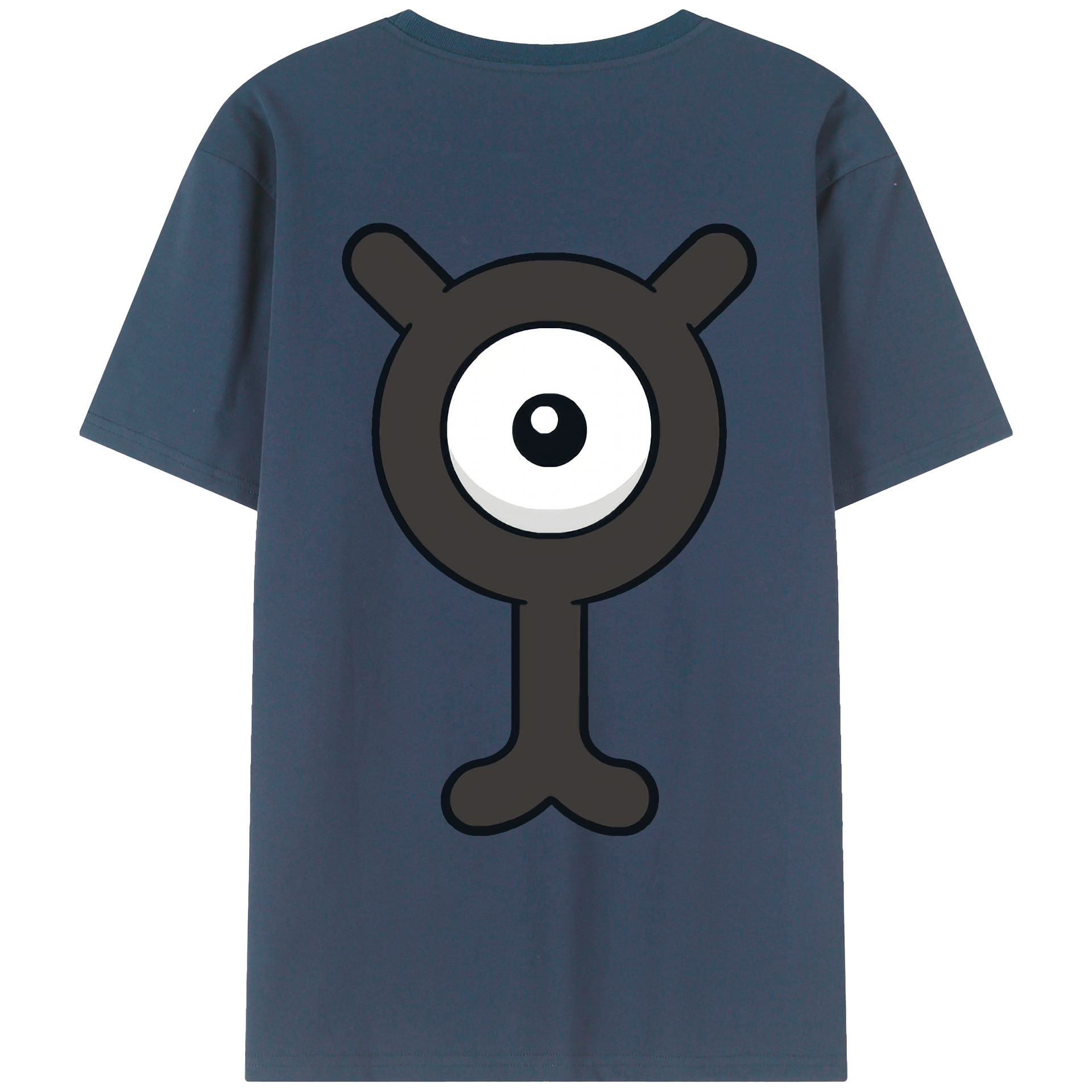（画像用） ポケットモンスター Pokémon 綿100％ メンズ半袖Tシャツ（バックプリント） 通気性