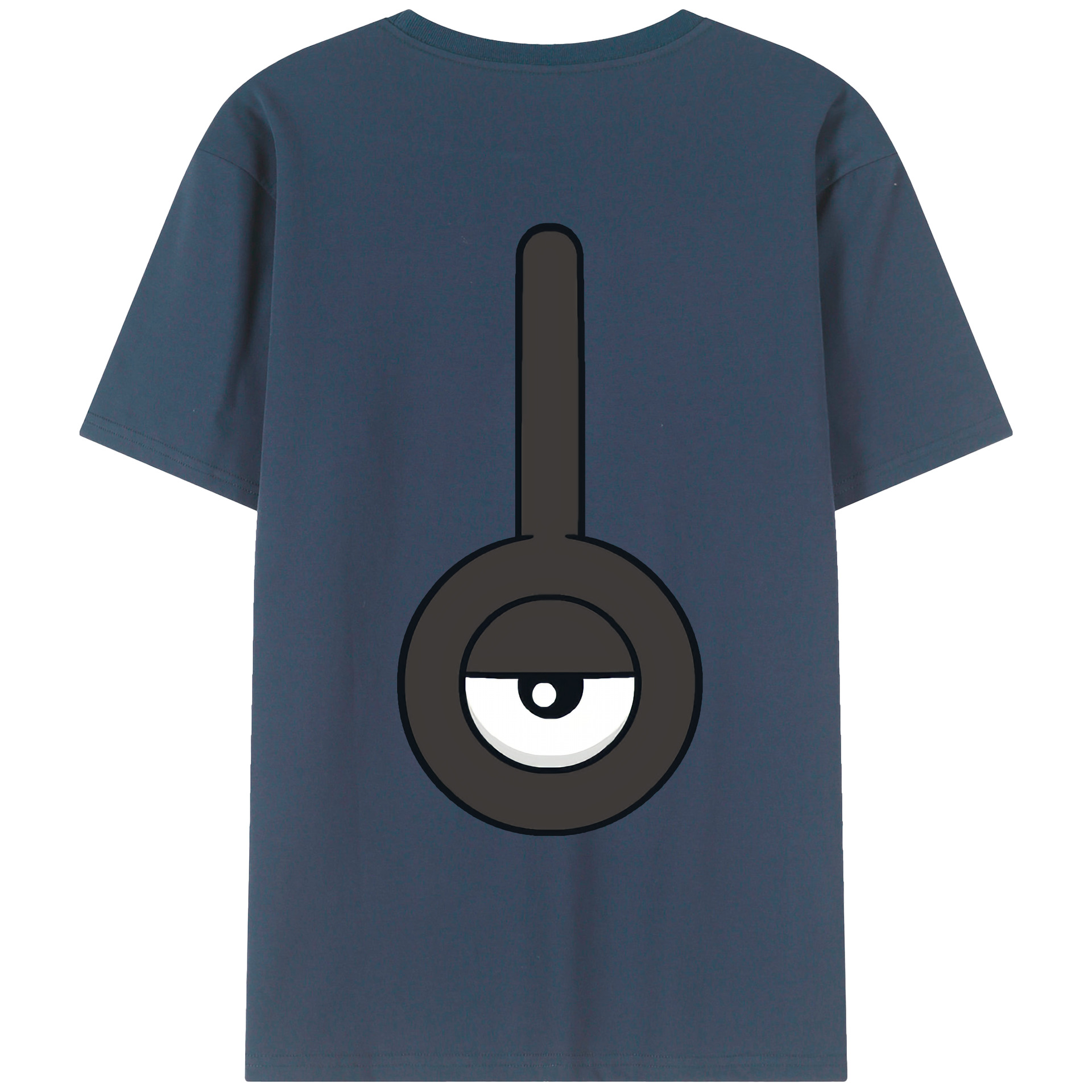 （画像用） ポケットモンスター Pokémon 綿100％ メンズ半袖Tシャツ（バックプリント） 通気性