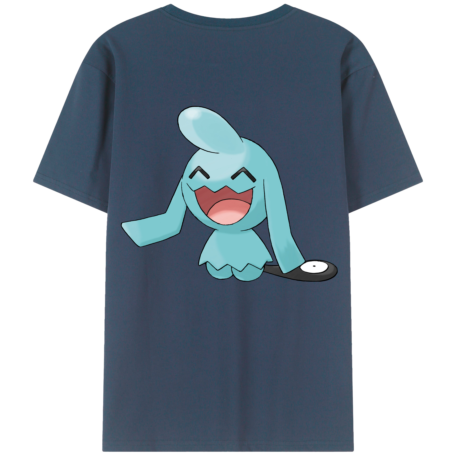 （画像用） ポケットモンスター Pokémon 綿100％ メンズ半袖Tシャツ（バックプリント） 通気性