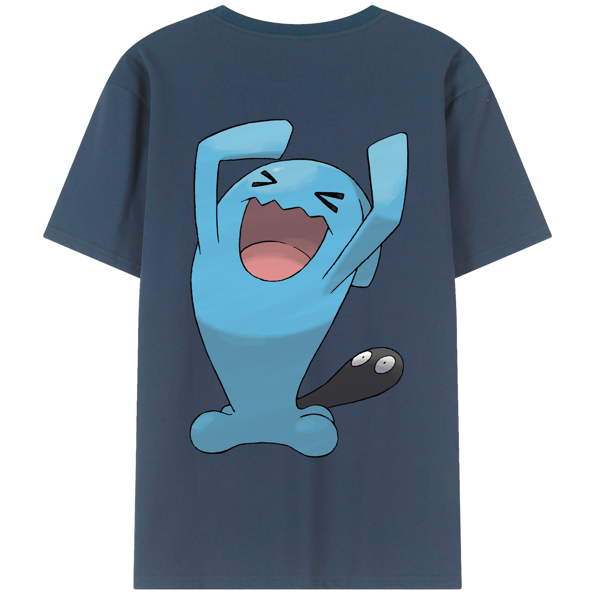 （画像用） ポケットモンスター Pokémon 綿100％ メンズ半袖Tシャツ（バックプリント） 通気性
