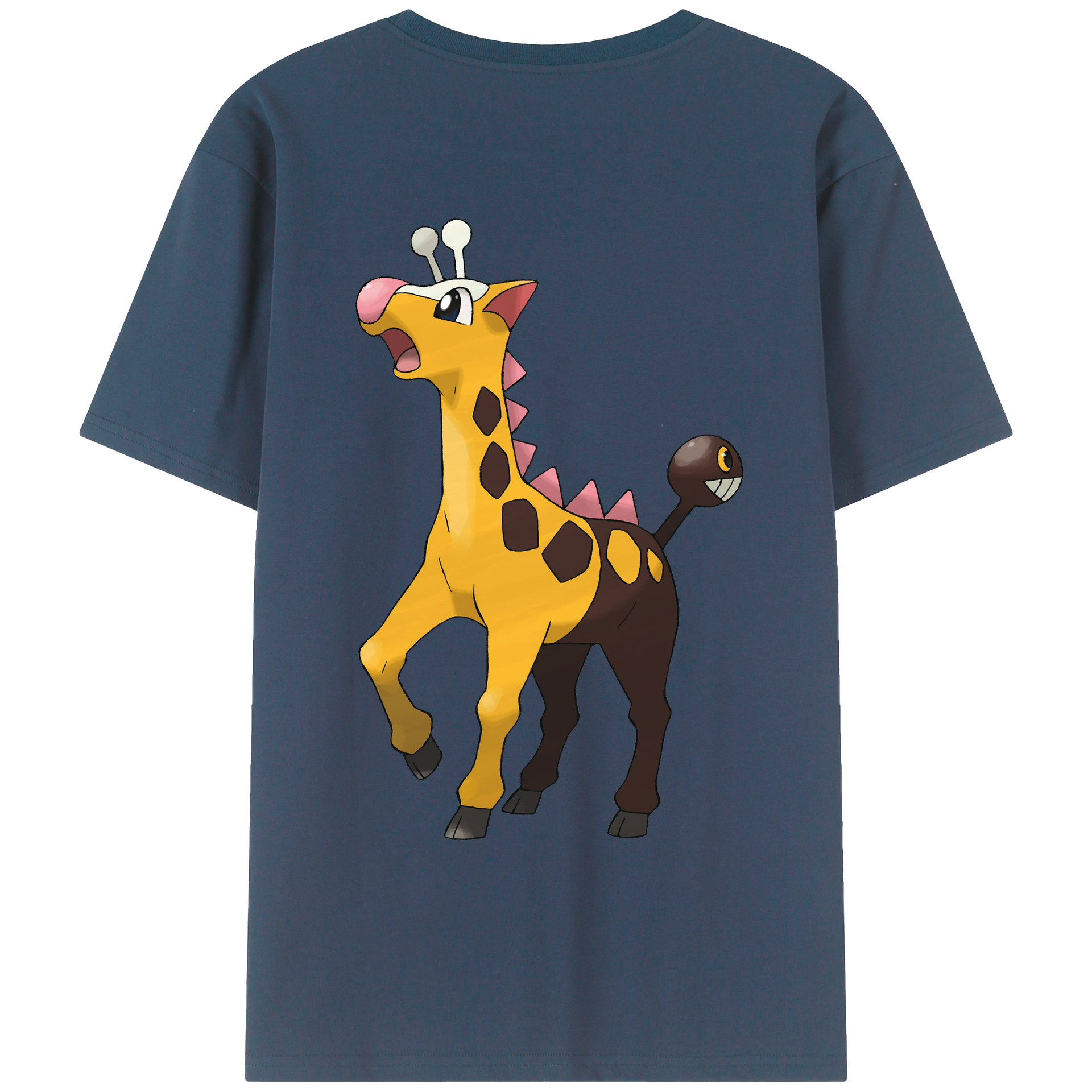 （画像用） ポケットモンスター Pokémon 綿100％ メンズ半袖Tシャツ（バックプリント） 通気性