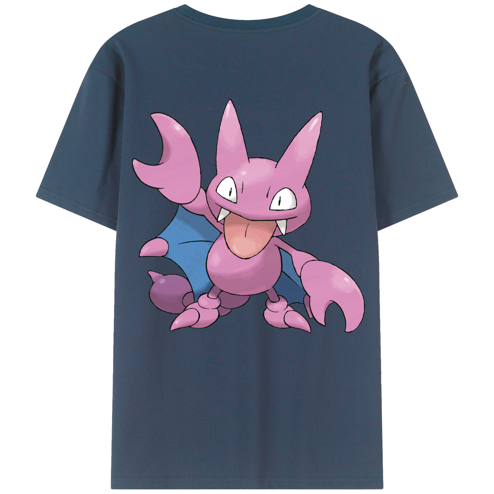 （画像用） ポケットモンスター Pokémon 綿100％ メンズ半袖Tシャツ（バックプリント） 通気性