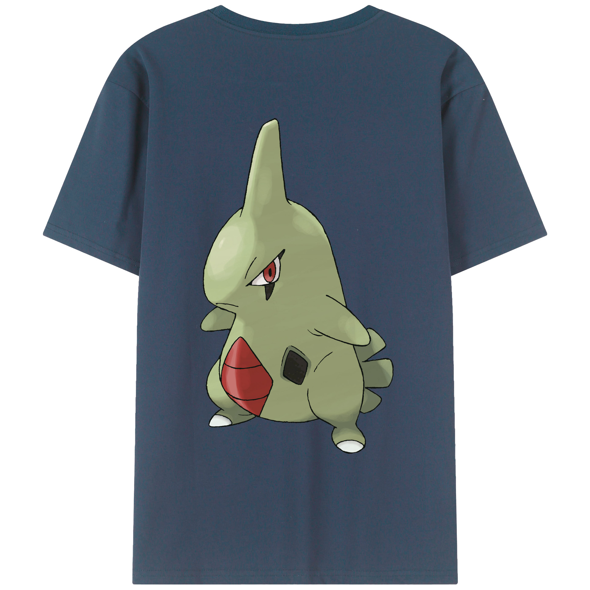 （画像用） ポケットモンスター Pokémon 綿100％ メンズ半袖Tシャツ（バックプリント） 通気性