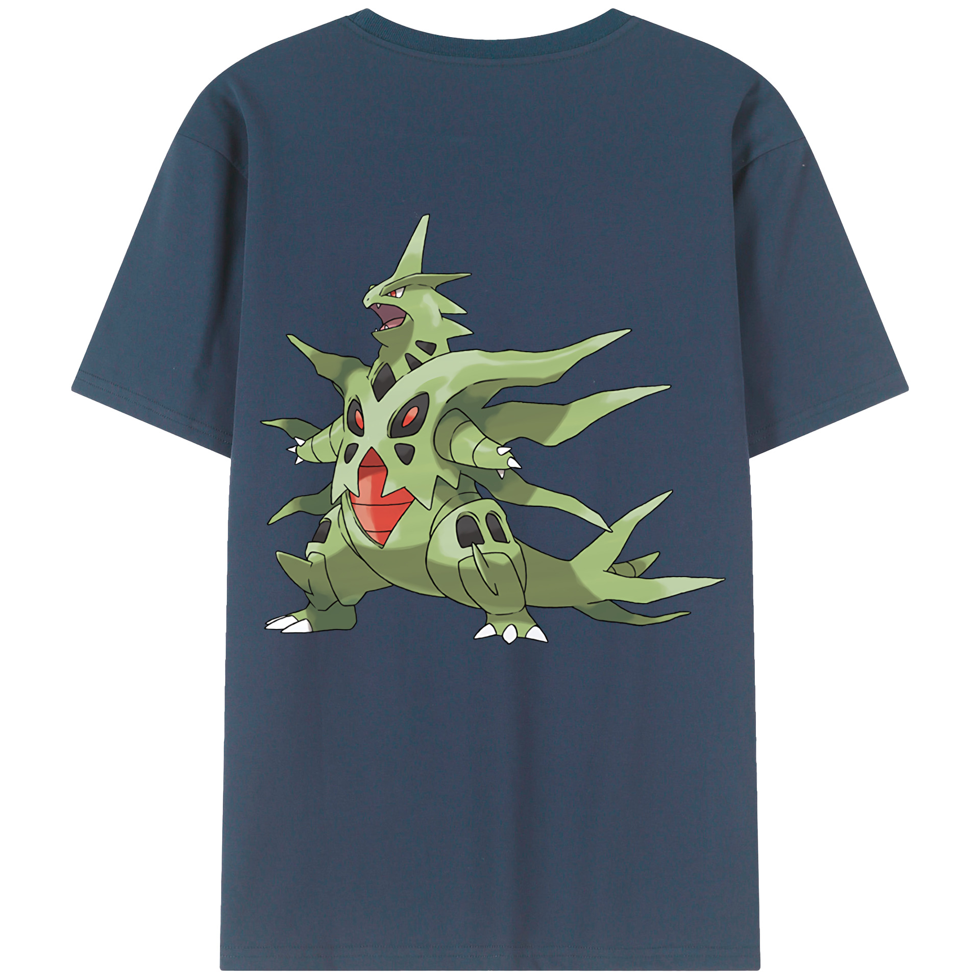 （画像用） ポケットモンスター Pokémon 綿100％ メンズ半袖Tシャツ（バックプリント） 通気性