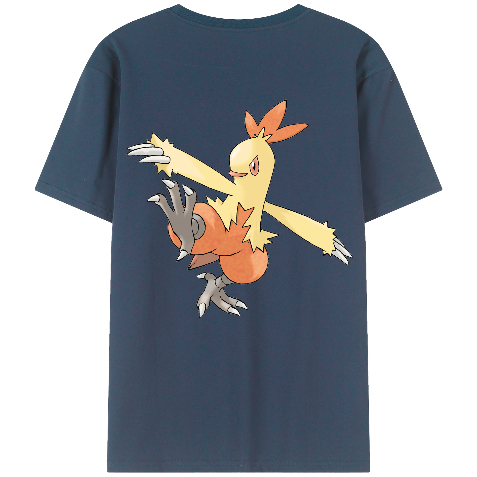 （画像用） ポケットモンスター Pokémon 綿100％ メンズ半袖Tシャツ（バックプリント） 通気性