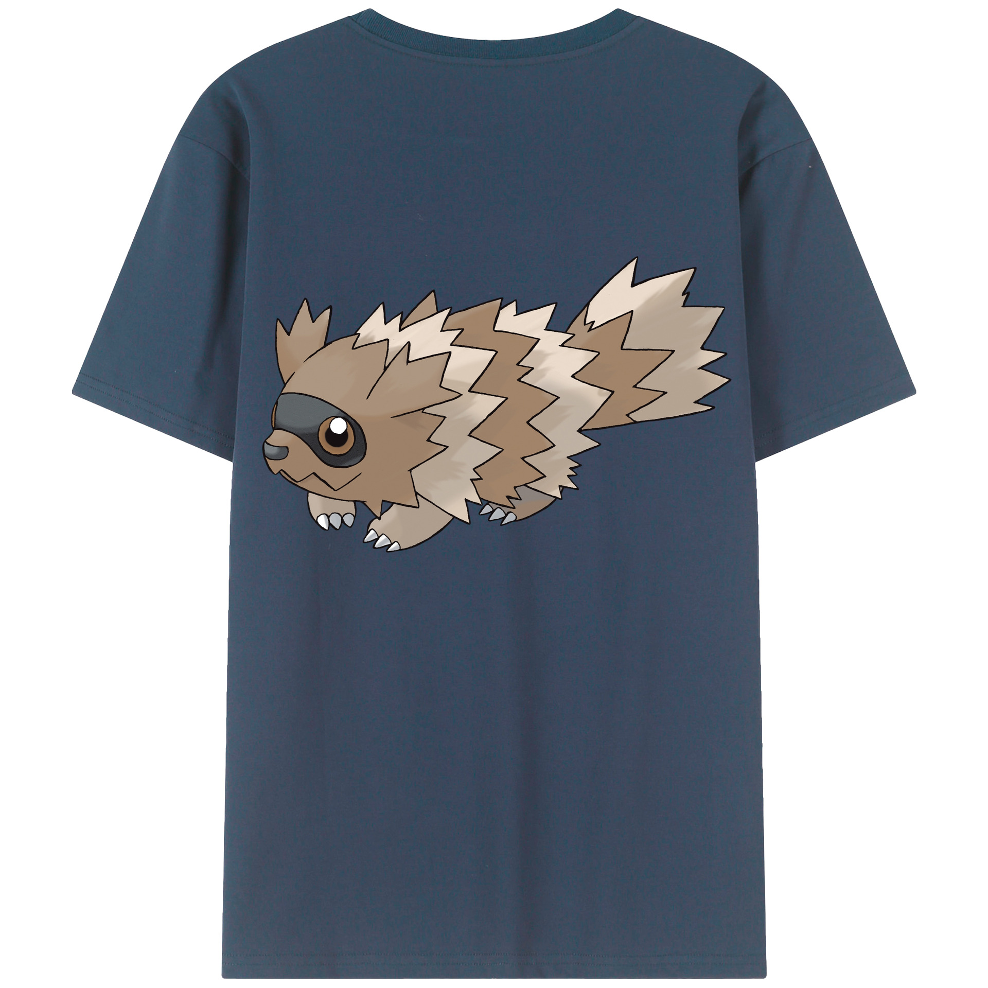 （画像用） ポケットモンスター Pokémon 綿100％ メンズ半袖Tシャツ（バックプリント） 通気性