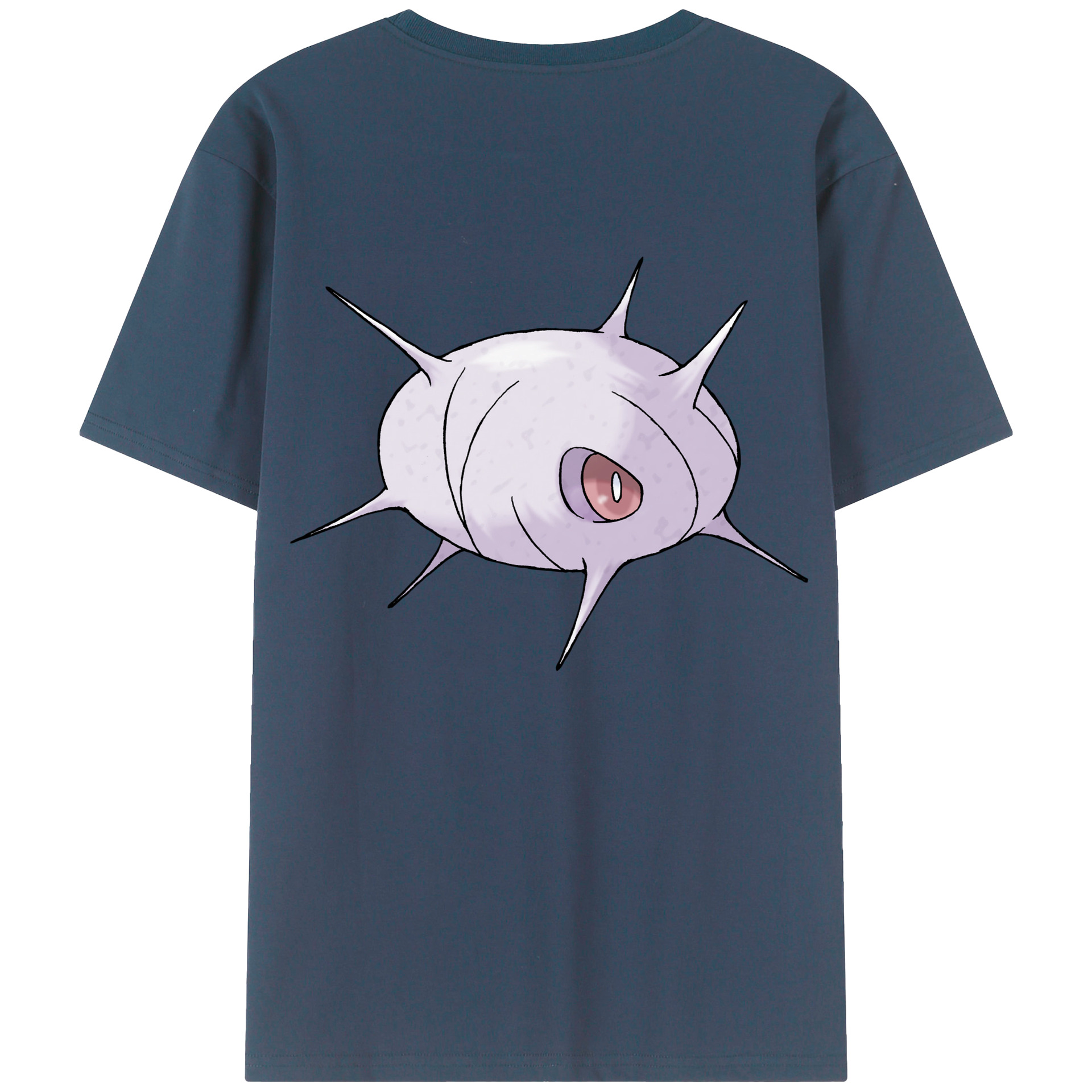 （画像用） ポケットモンスター Pokémon 綿100％ メンズ半袖Tシャツ（バックプリント） 通気性