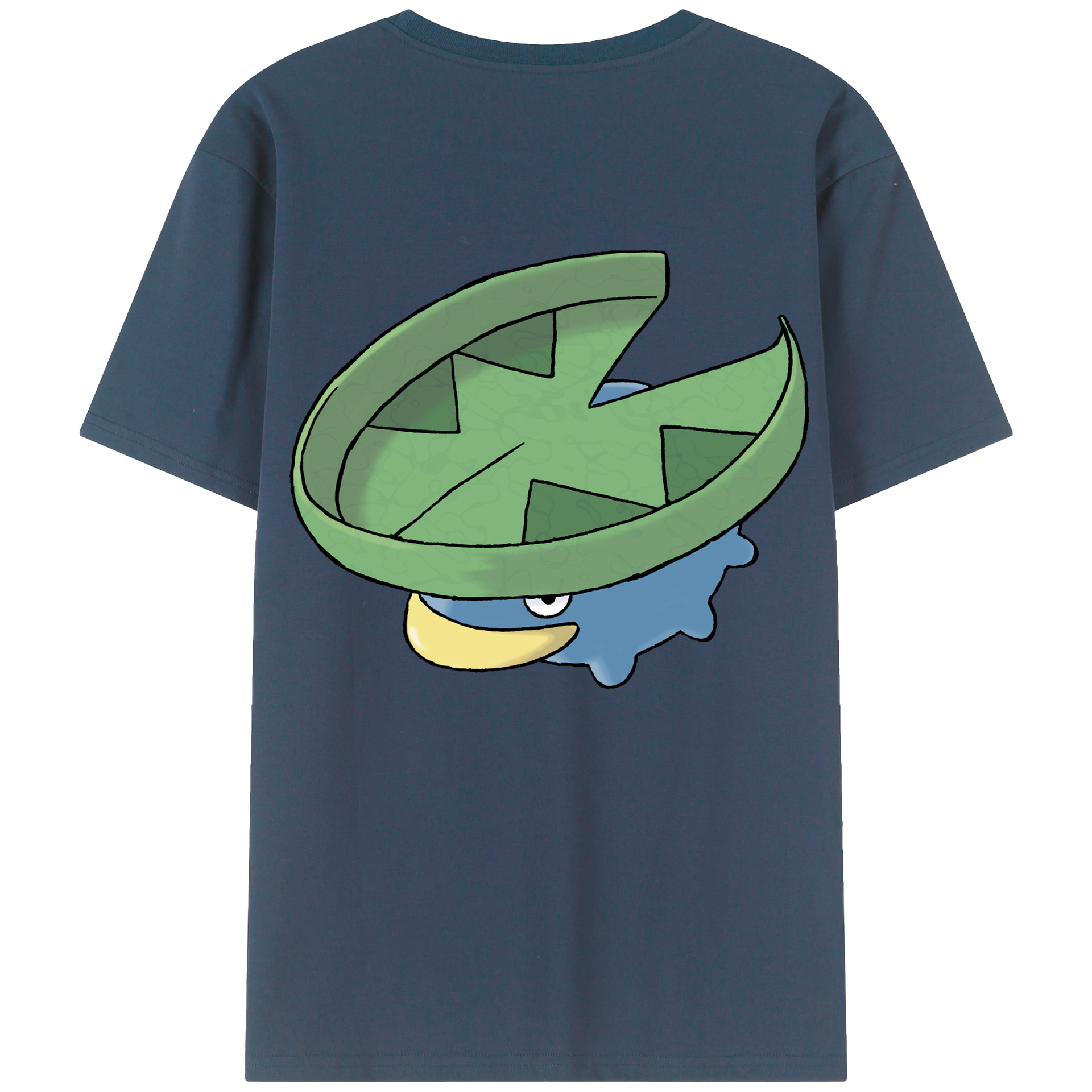 （画像用） ポケットモンスター Pokémon 綿100％ メンズ半袖Tシャツ（バックプリント） 通気性