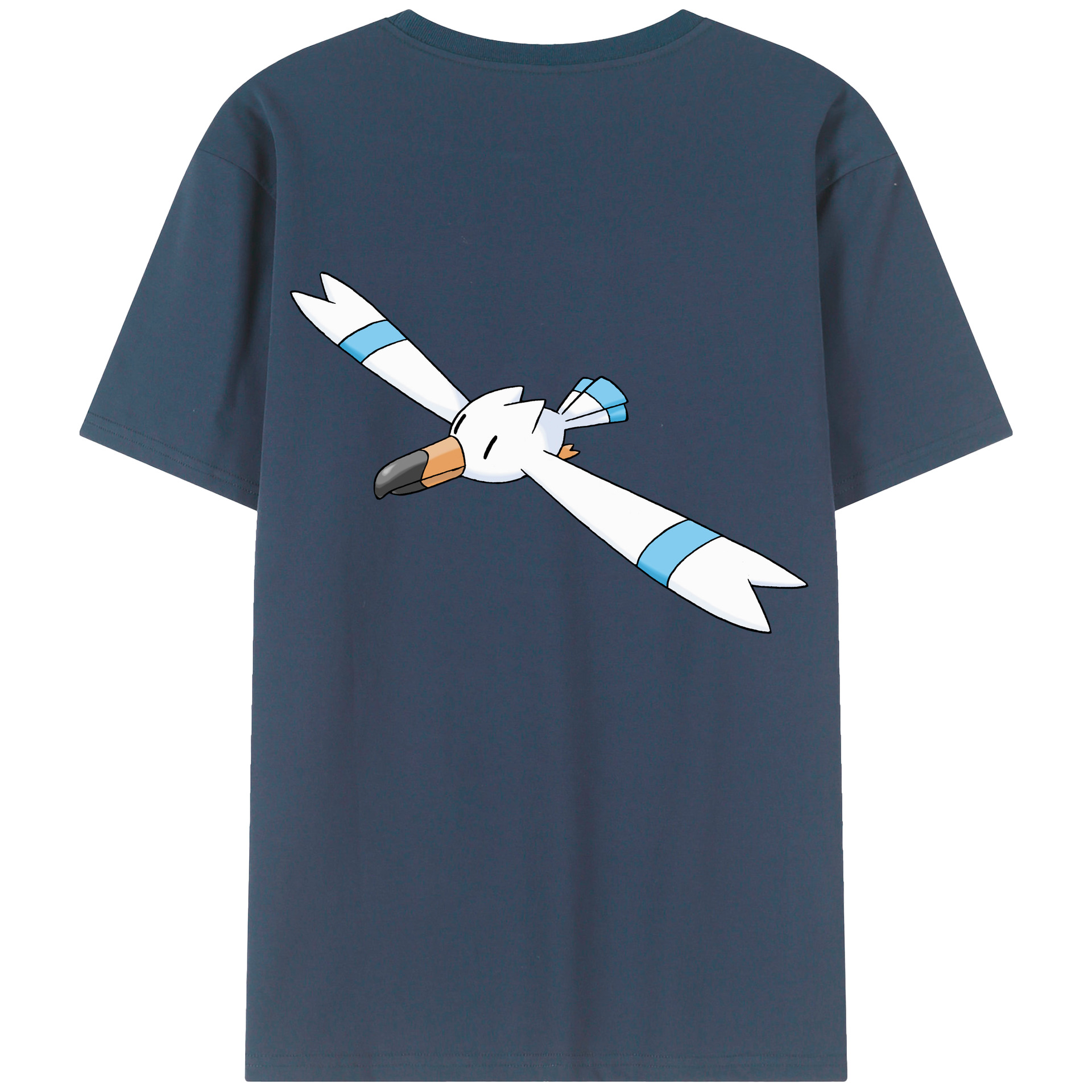 （画像用） ポケットモンスター Pokémon 綿100％ メンズ半袖Tシャツ（バックプリント） 通気性