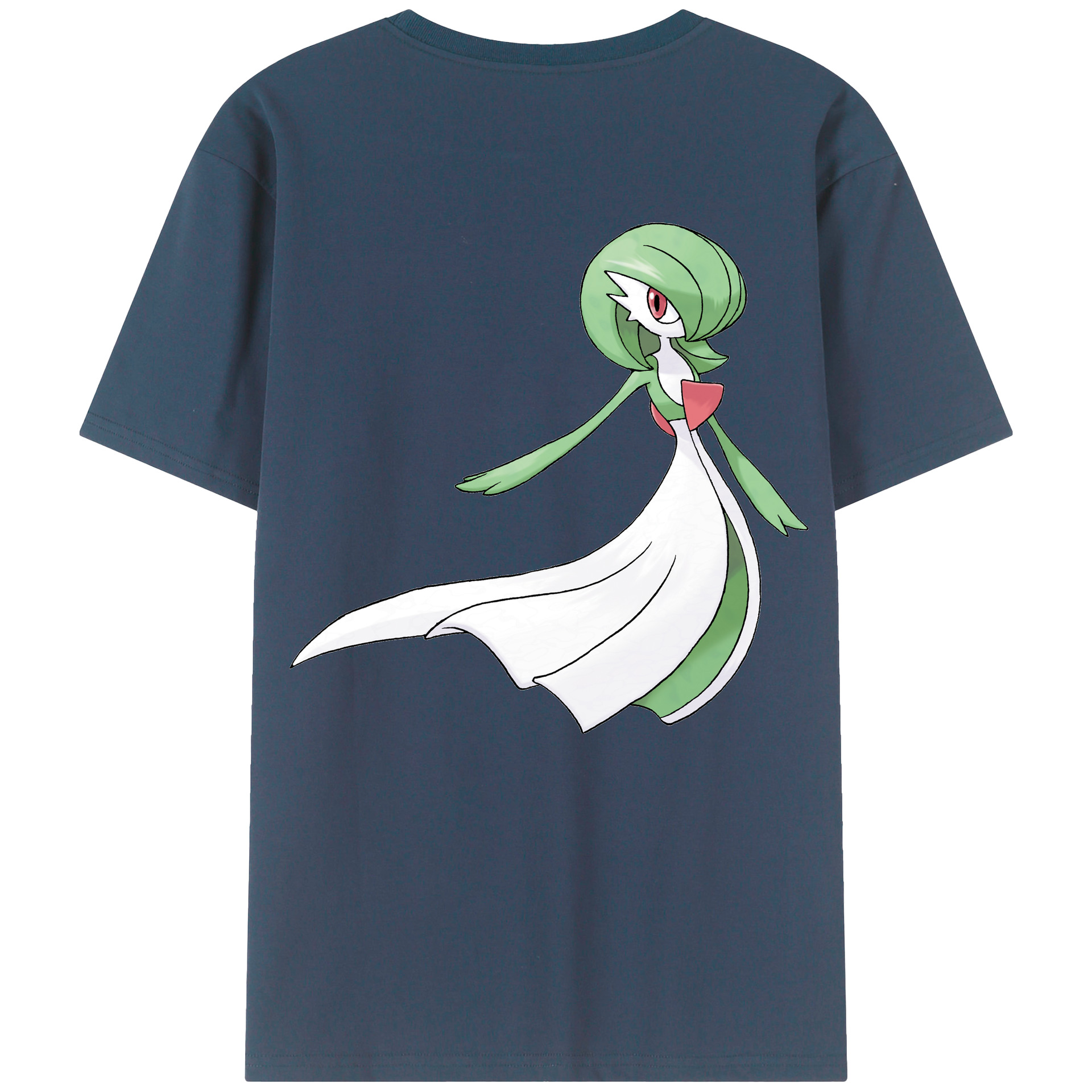 （画像用） ポケットモンスター Pokémon 綿100％ メンズ半袖Tシャツ（バックプリント） 通気性